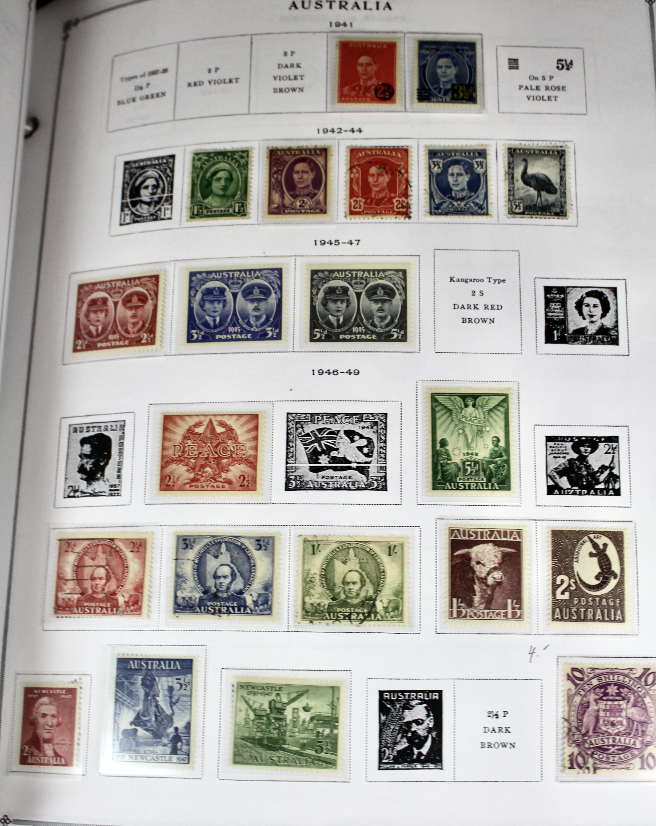Scott's International Postage Stamp Album 1840-1949, Abyssinia through France