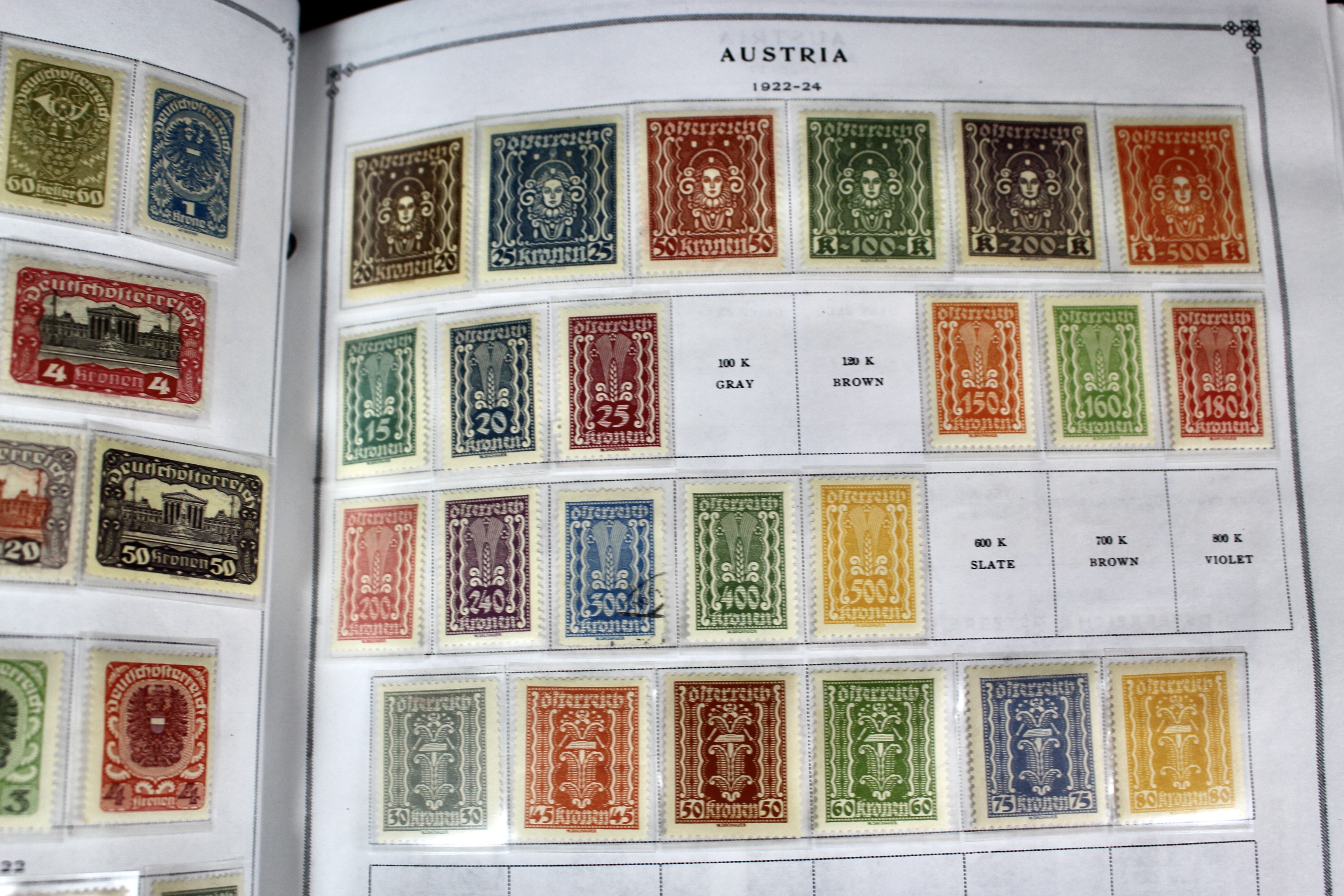 Scott's International Postage Stamp Album 1840-1949, Abyssinia through France