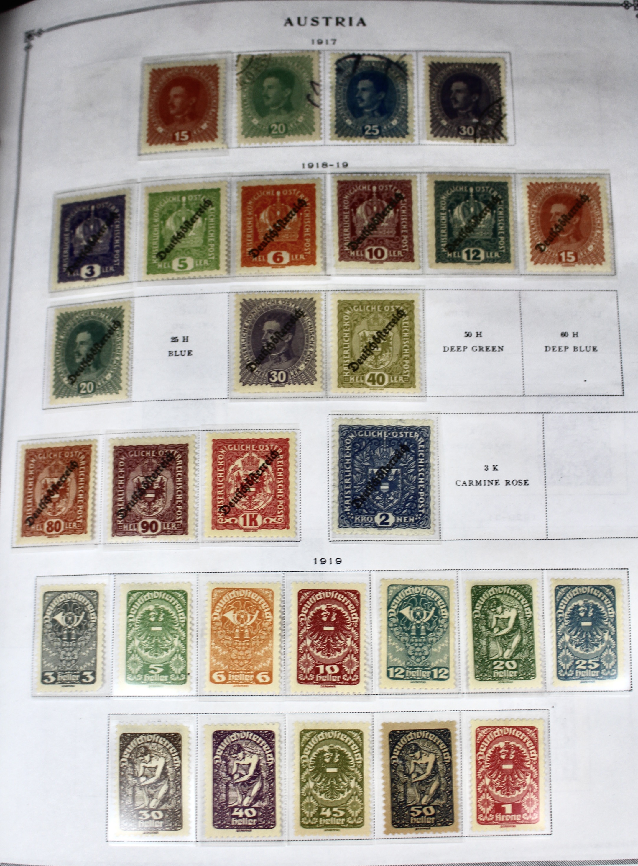 Scott's International Postage Stamp Album 1840-1949, Abyssinia through France