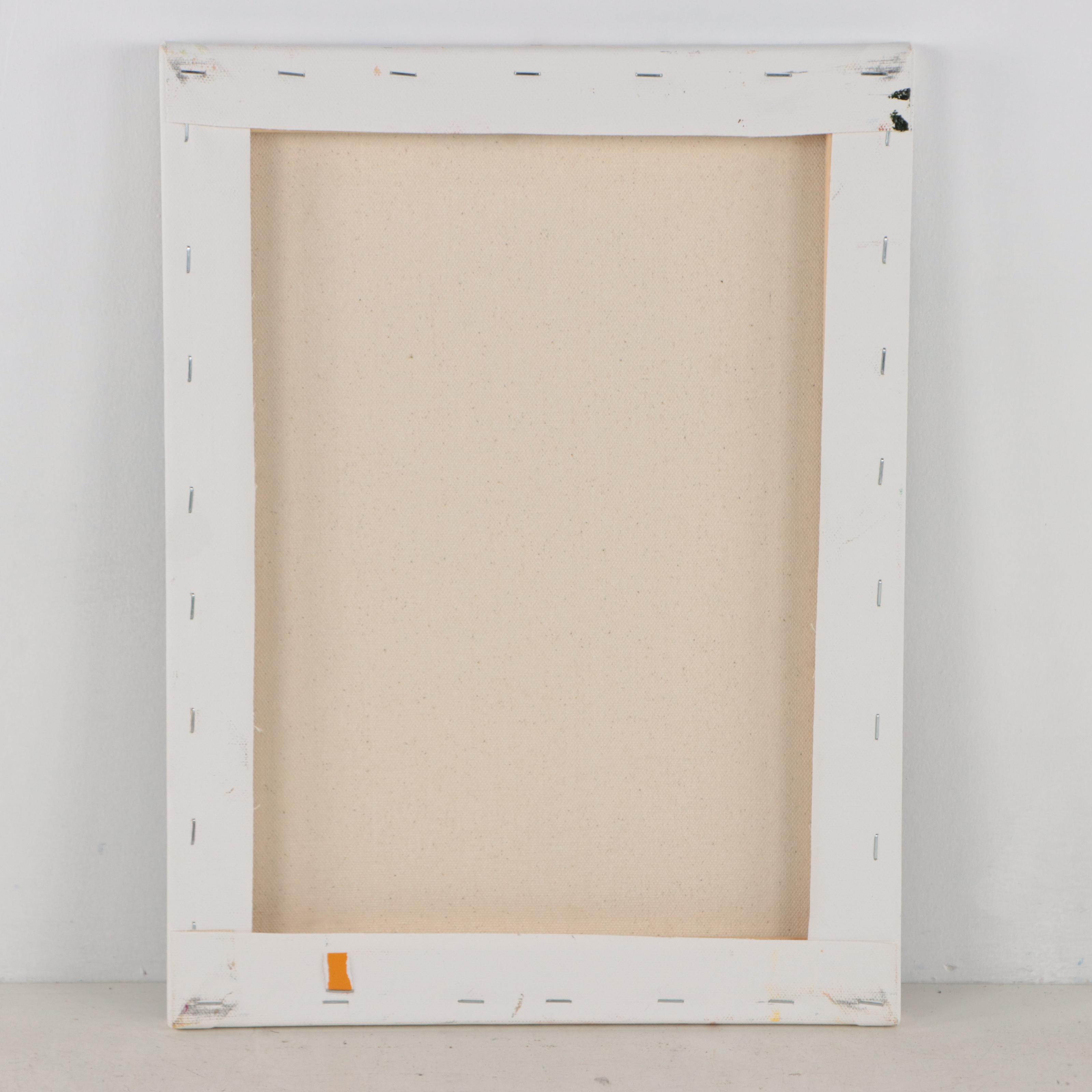 Sally Rosenbaum Oil Painting of Seated Figure, 21st Century