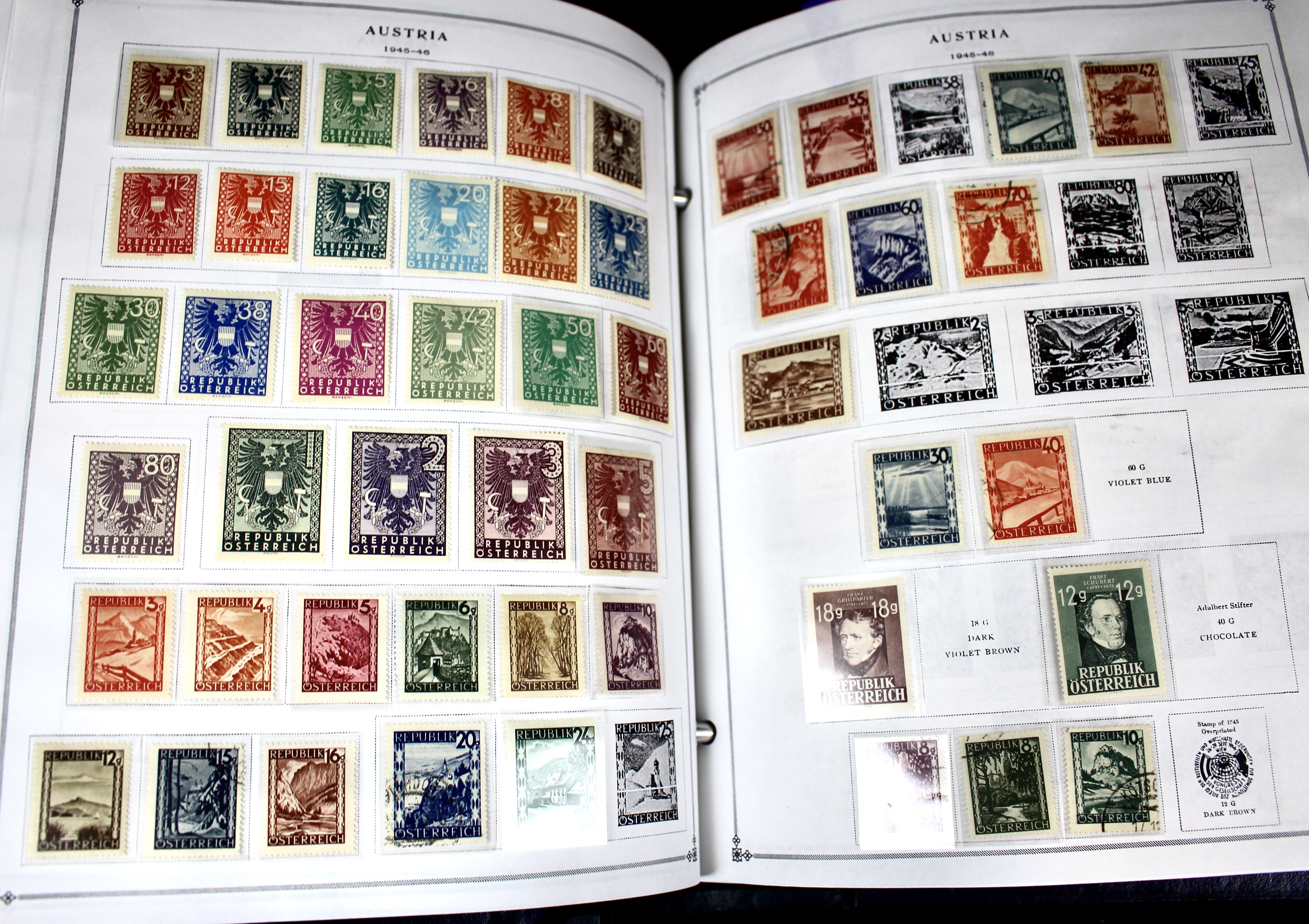 Scott's International Postage Stamp Album 1840-1949, Abyssinia through France