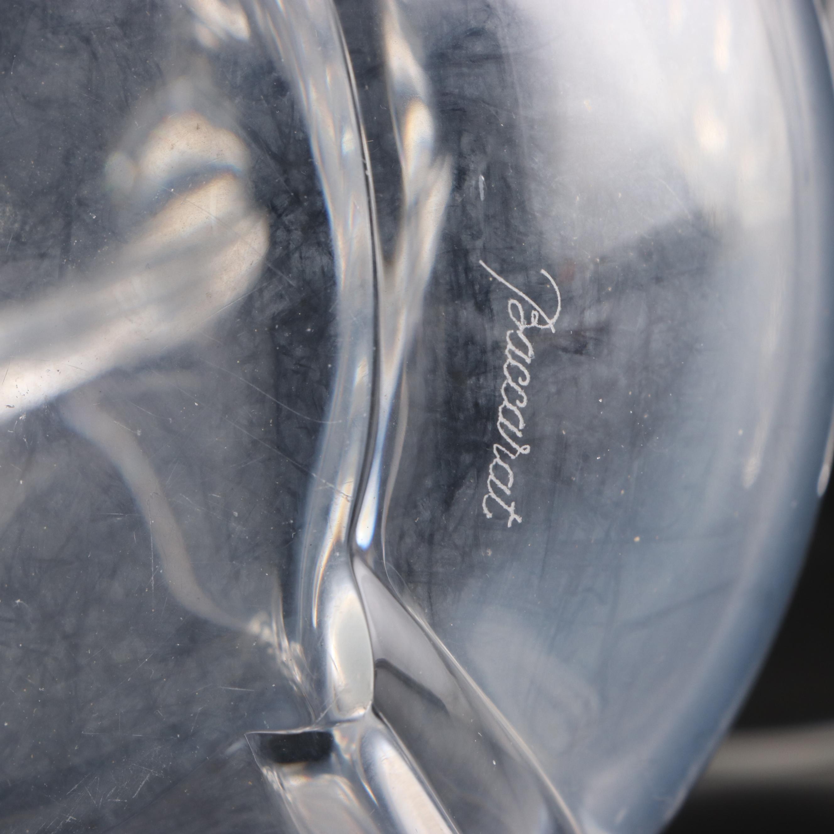 Baccarat Crystal "Serpentin" Vase