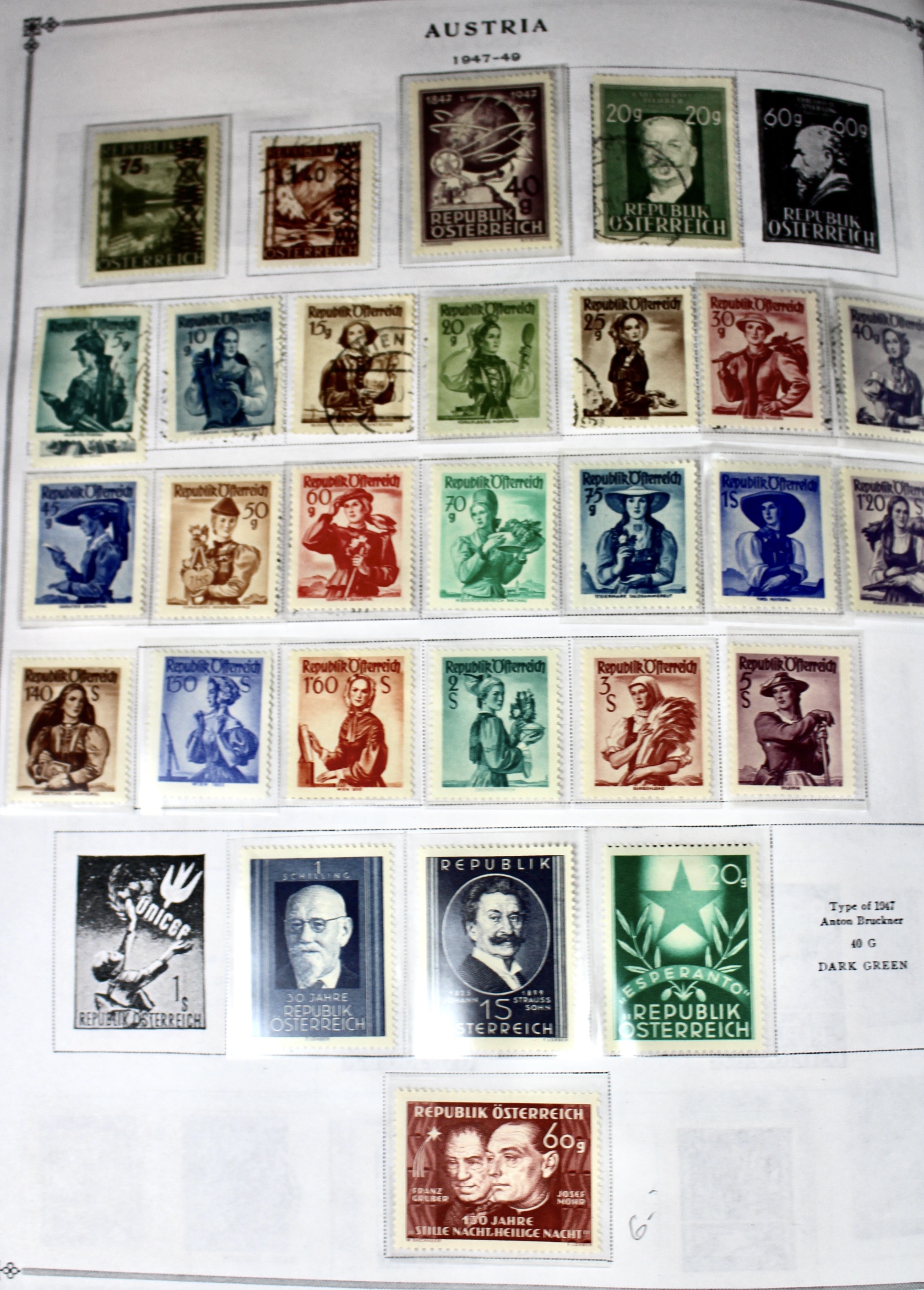 Scott's International Postage Stamp Album 1840-1949, Abyssinia through France