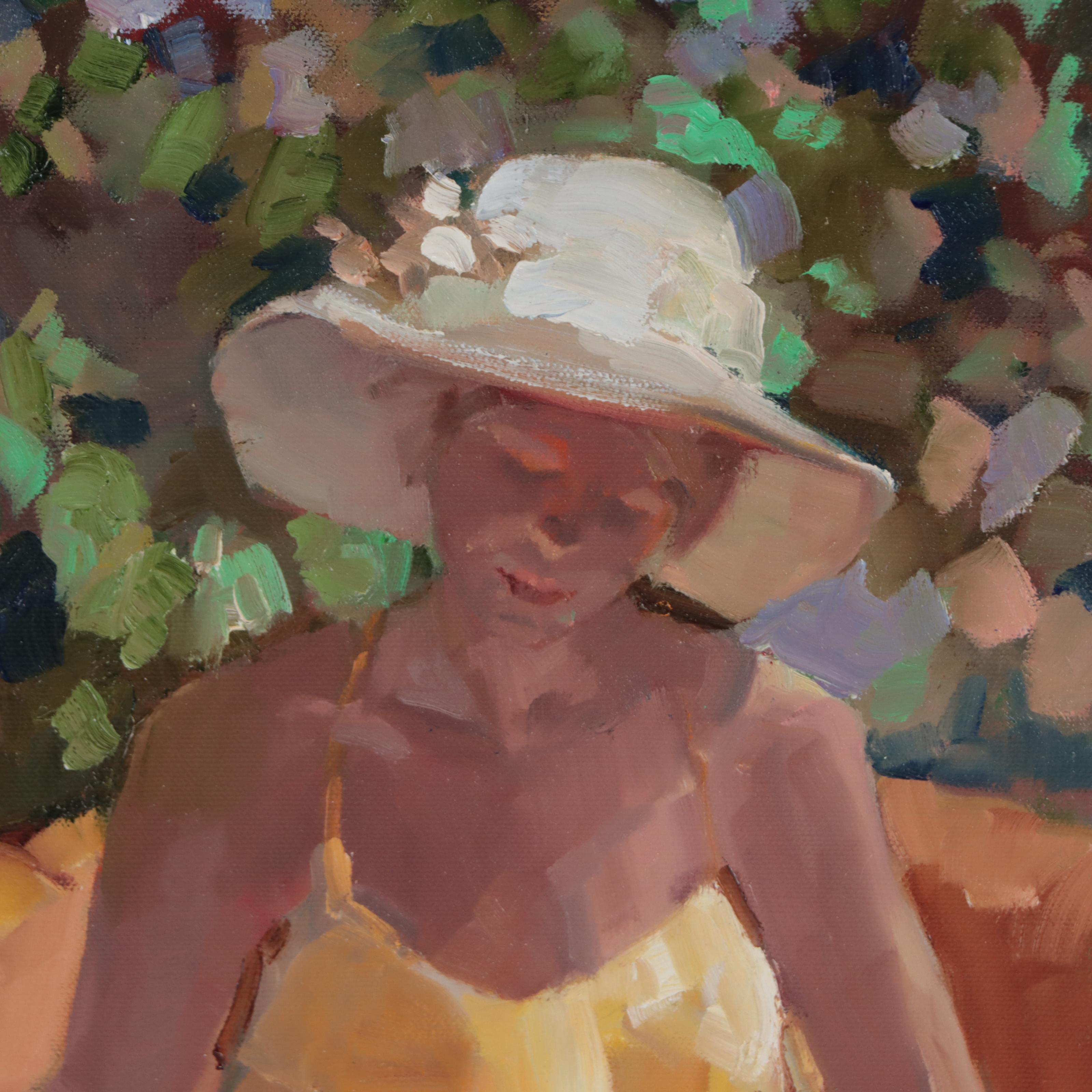 Sally Rosenbaum Figural Oil Painting, 21st Century