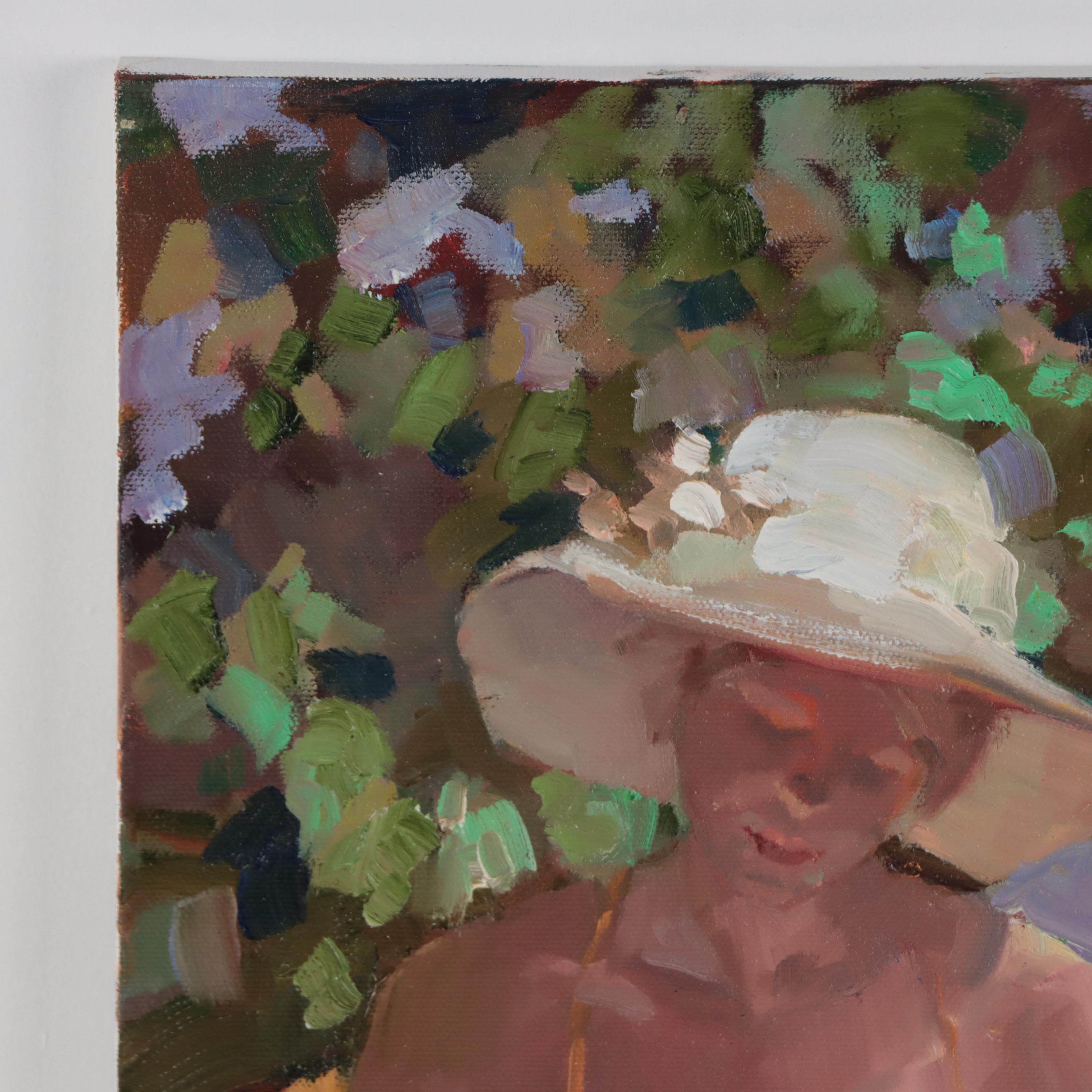 Sally Rosenbaum Figural Oil Painting, 21st Century