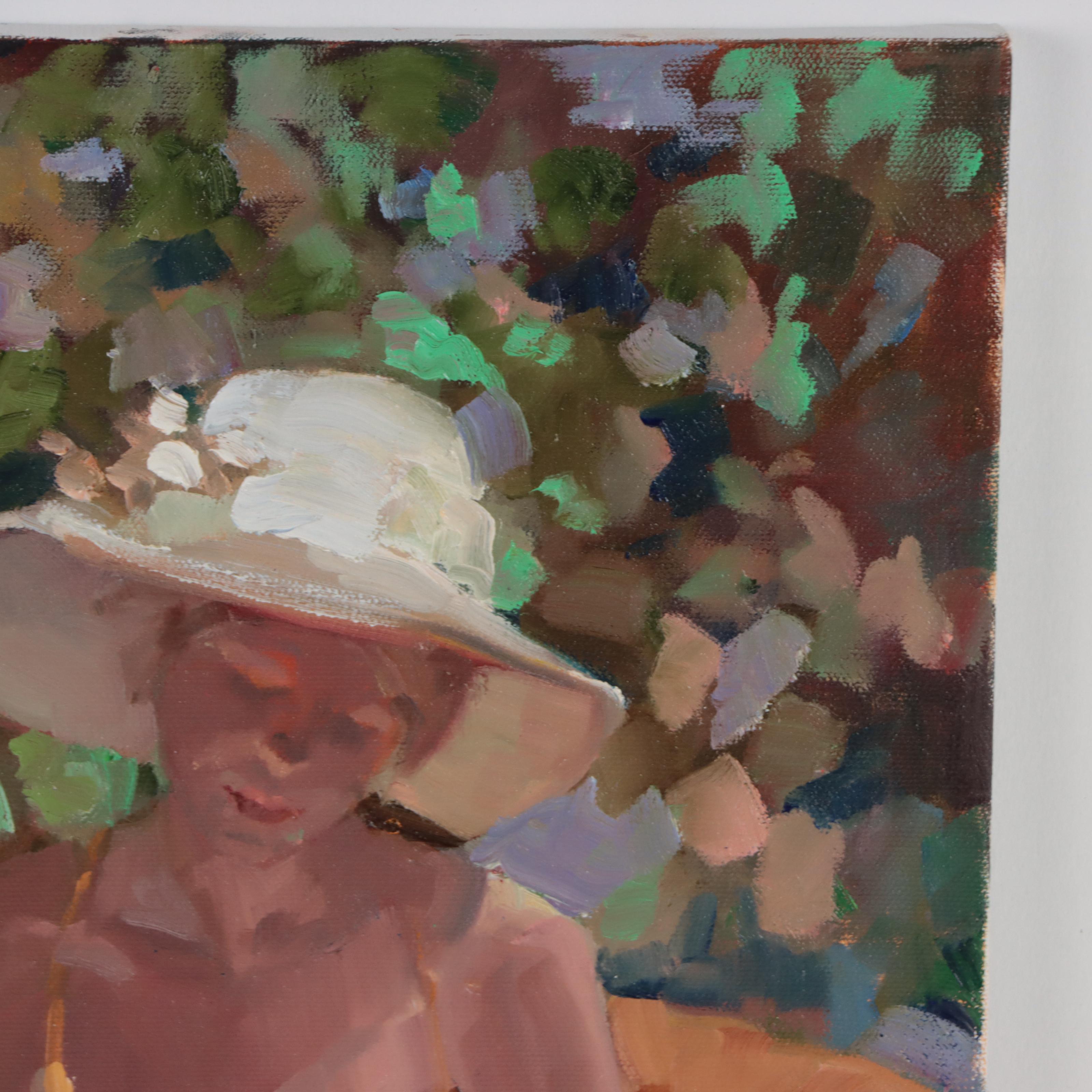 Sally Rosenbaum Figural Oil Painting, 21st Century