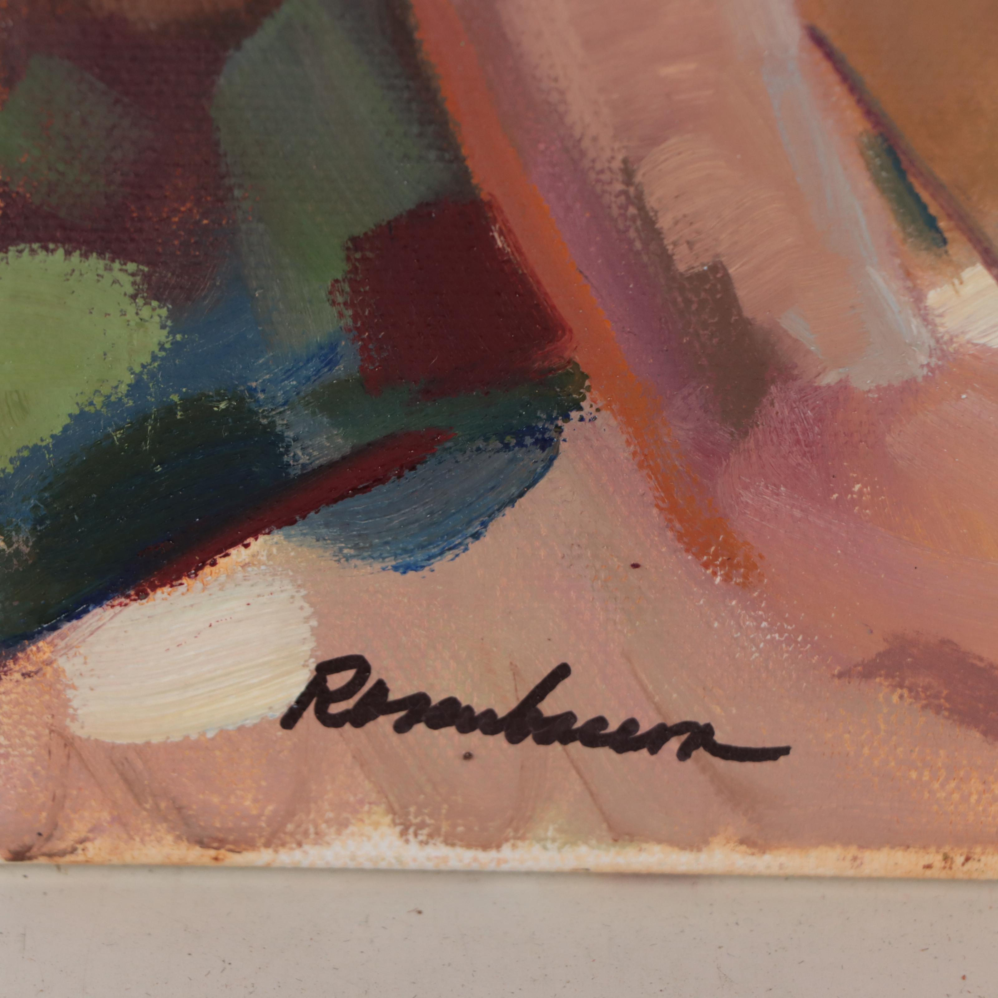 Sally Rosenbaum Figural Oil Painting, 21st Century