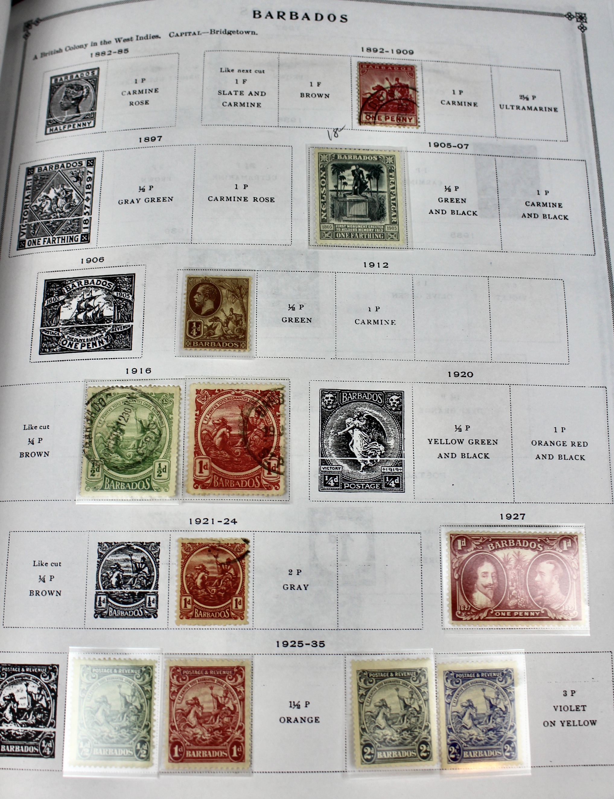 Scott's International Postage Stamp Album 1840-1949, Abyssinia through France