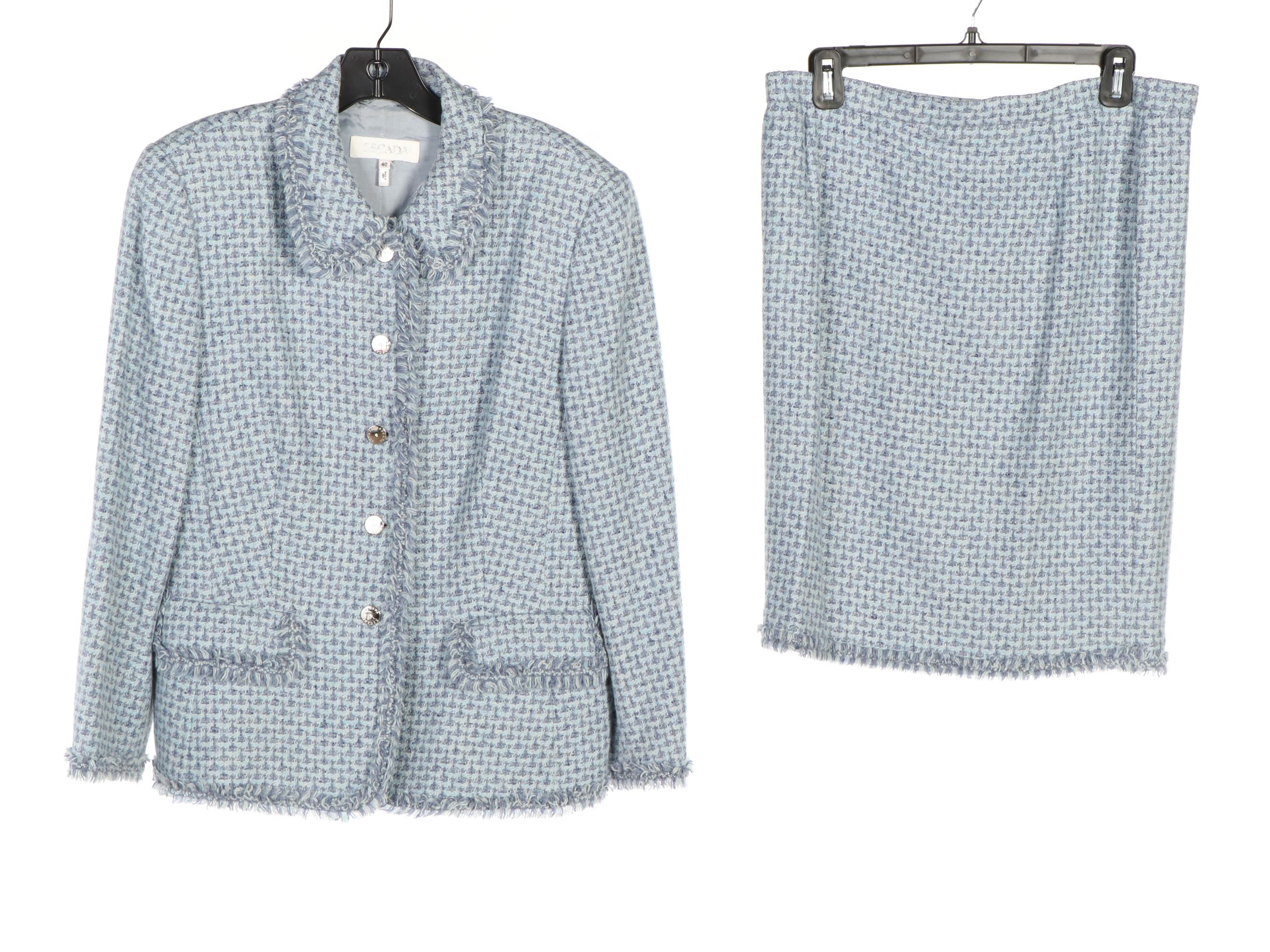 Escada Tweed Skirt Suit with St. John, Armani Collezioni, and More Separates