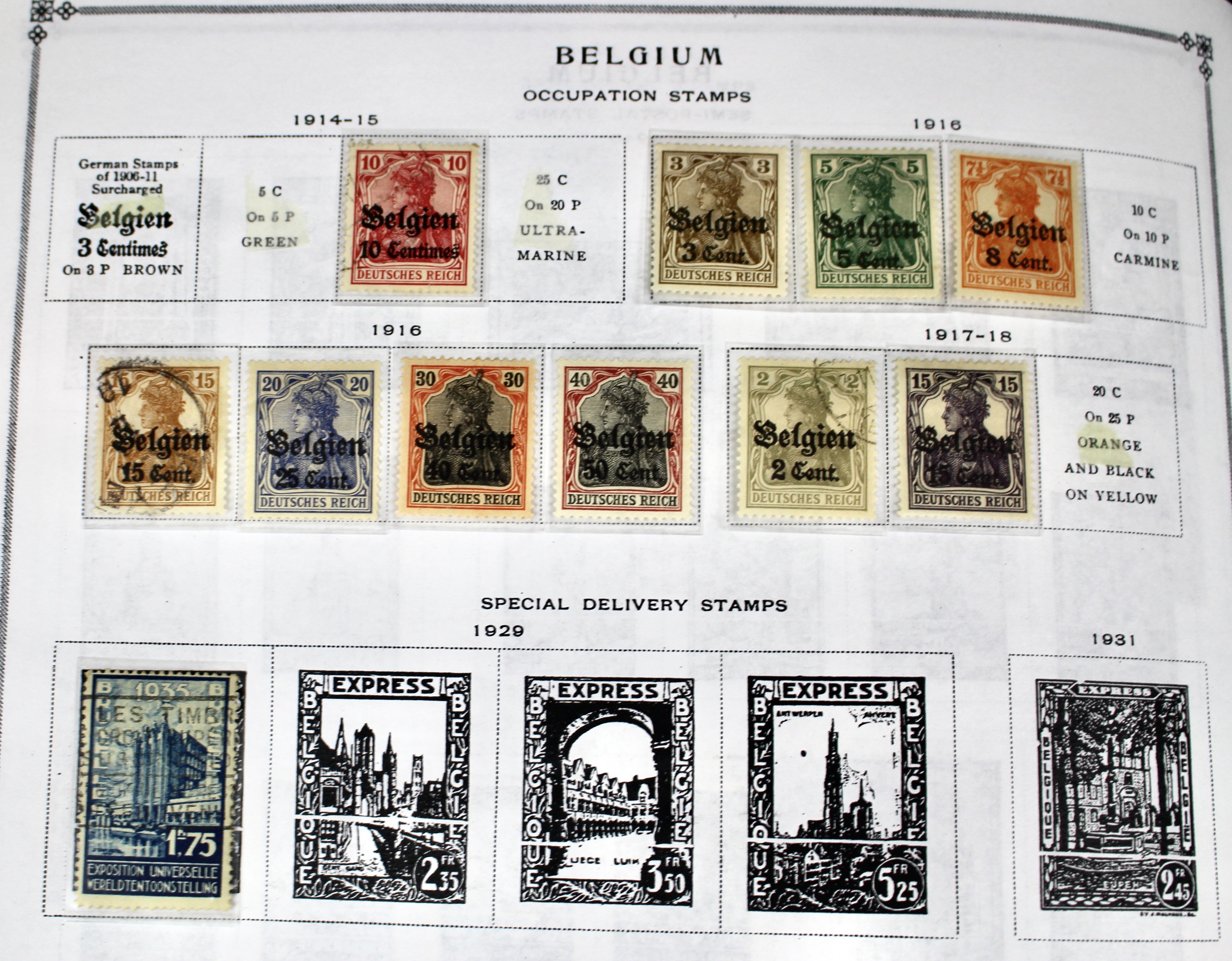 Scott's International Postage Stamp Album 1840-1949, Abyssinia through France