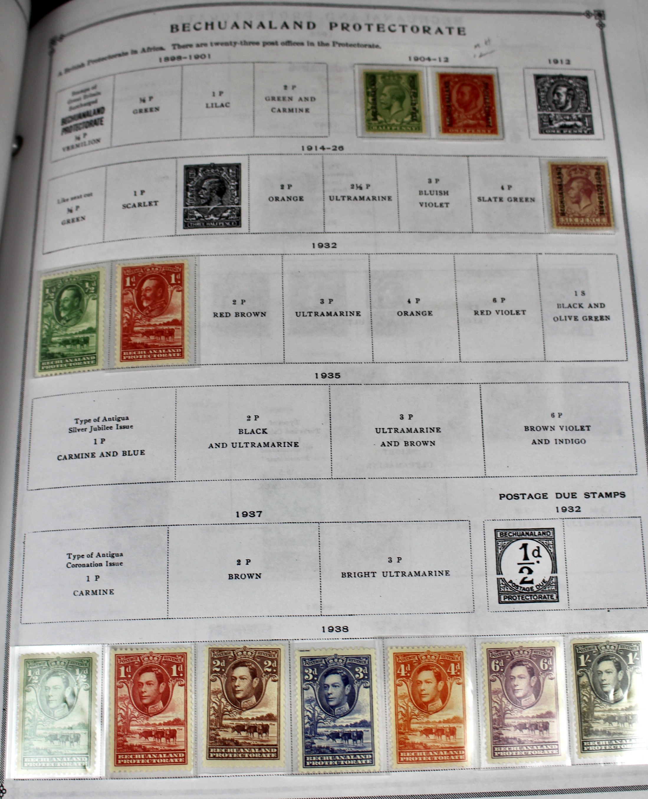 Scott's International Postage Stamp Album 1840-1949, Abyssinia through France