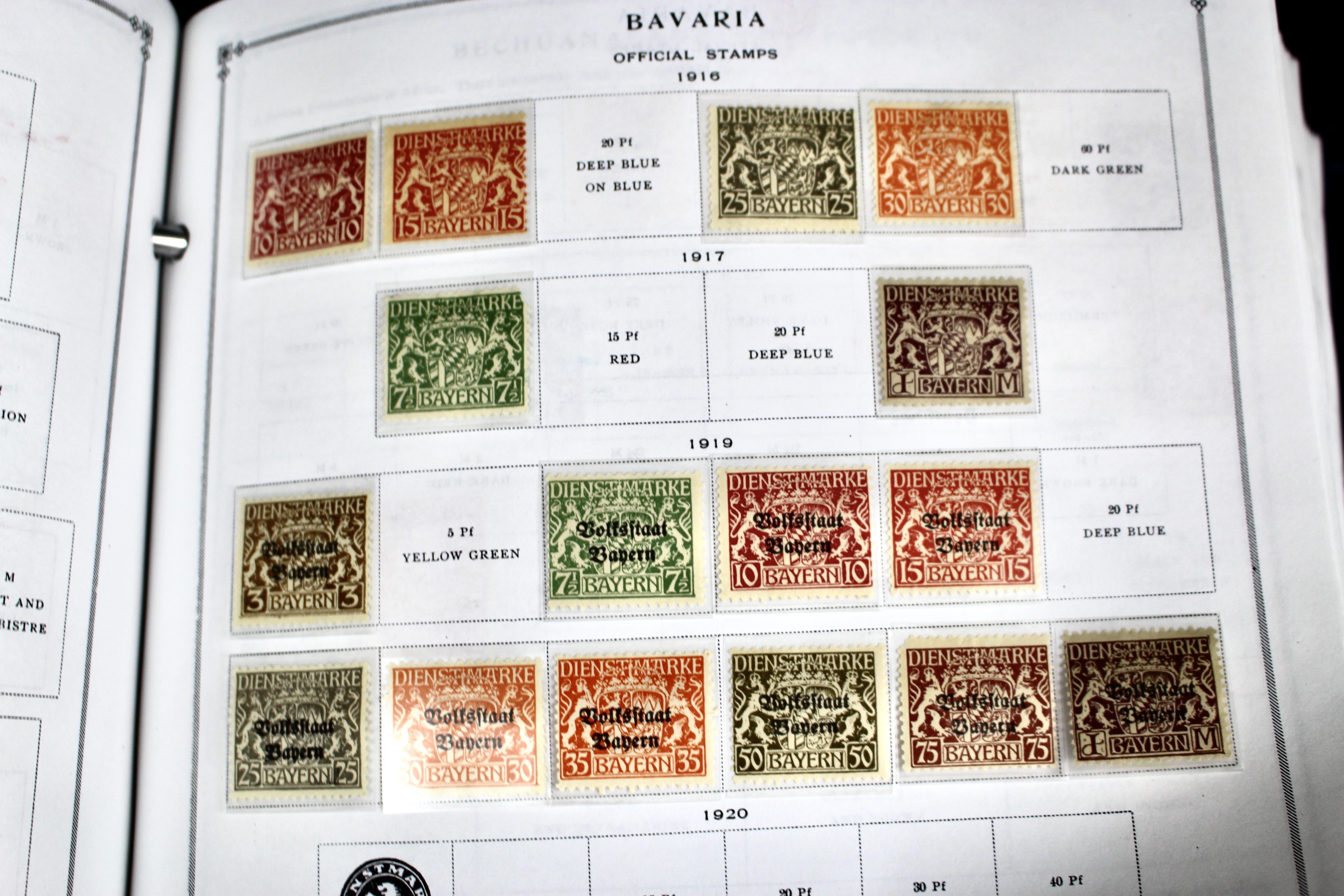 Scott's International Postage Stamp Album 1840-1949, Abyssinia through France