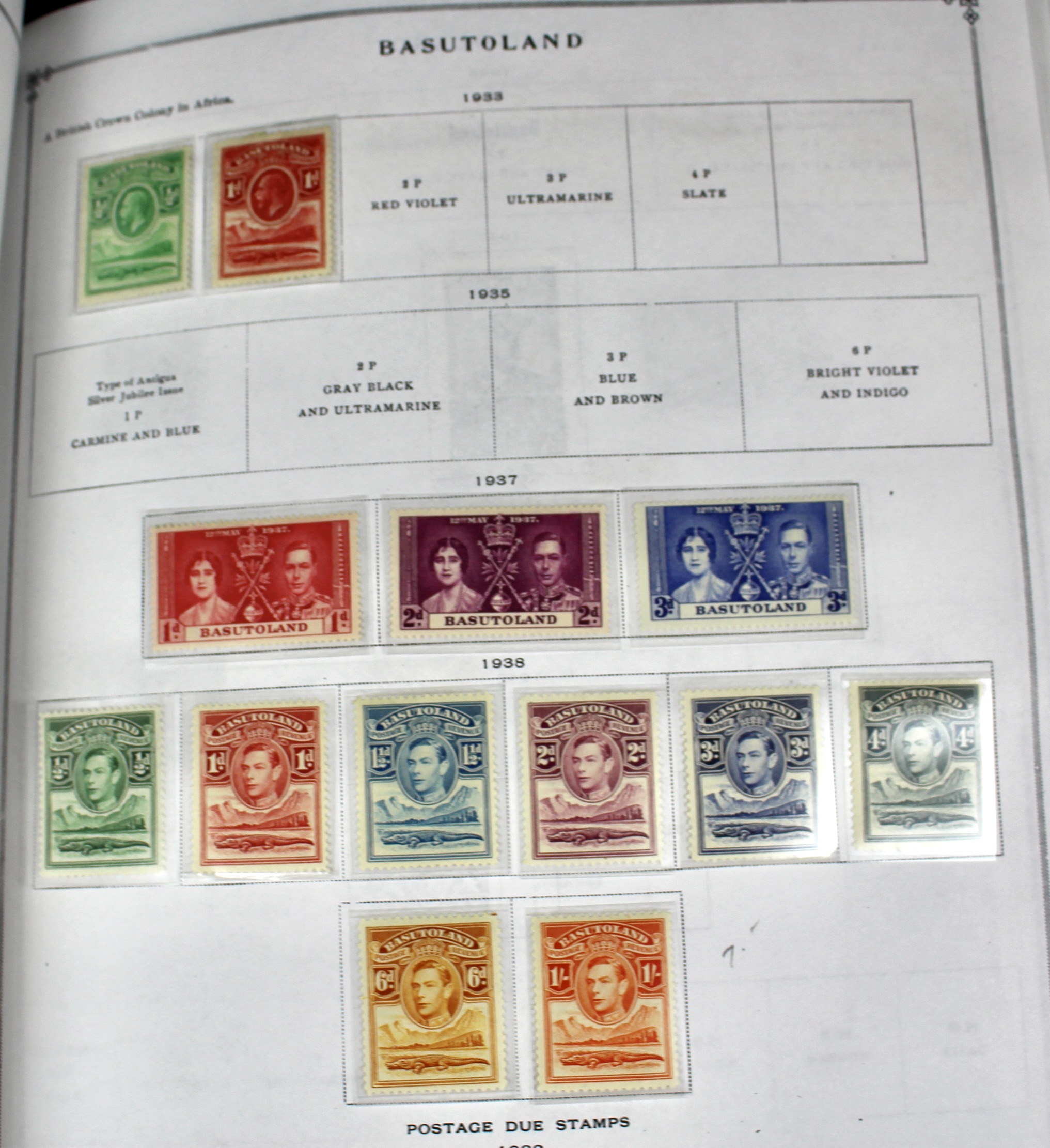 Scott's International Postage Stamp Album 1840-1949, Abyssinia through France