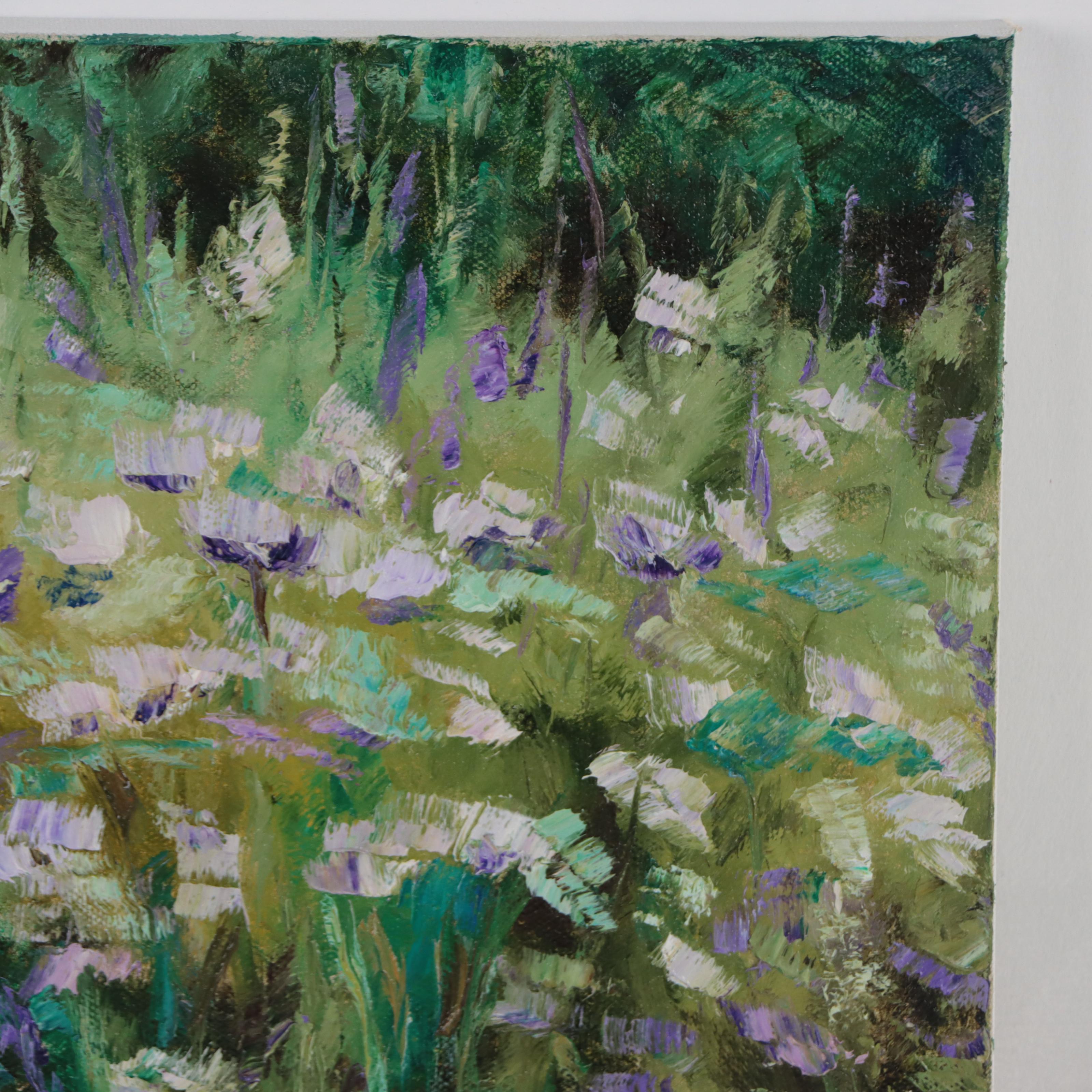 James Baldoumas Oil Painting "Side of the Road," 2023