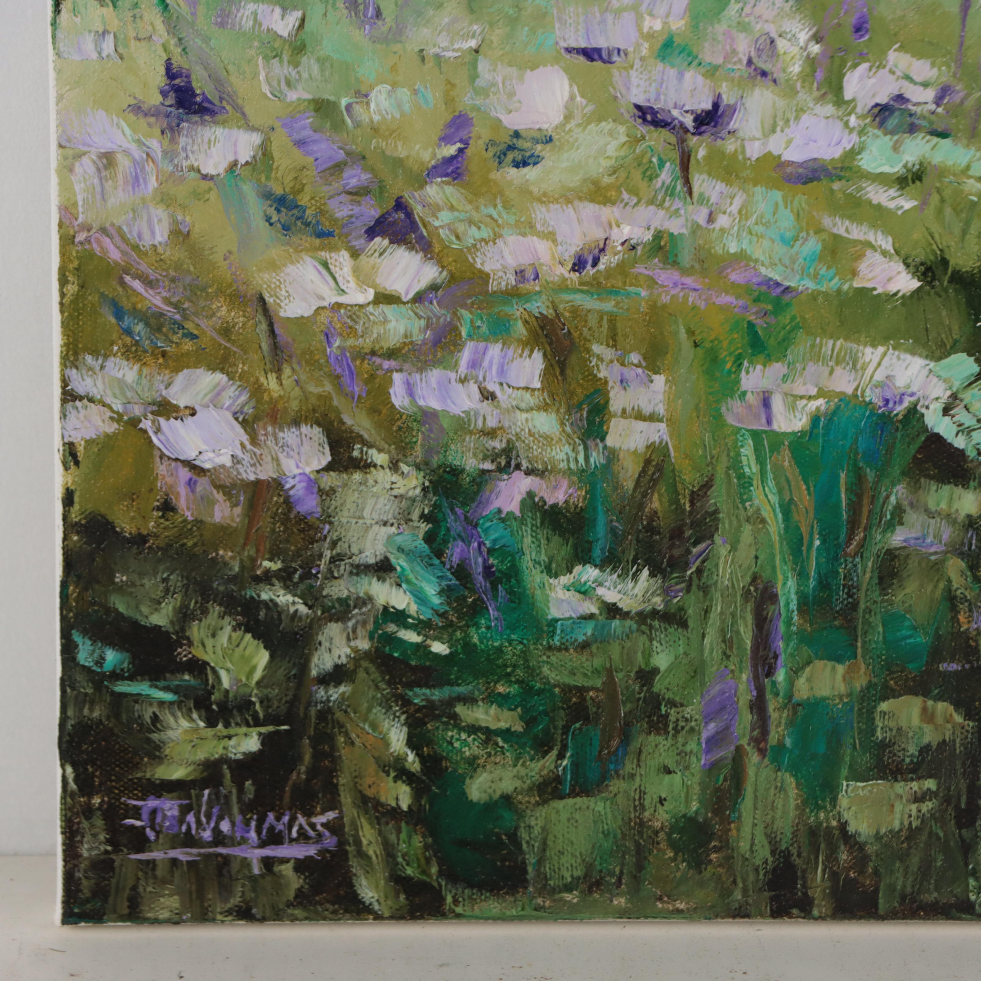 James Baldoumas Oil Painting "Side of the Road," 2023