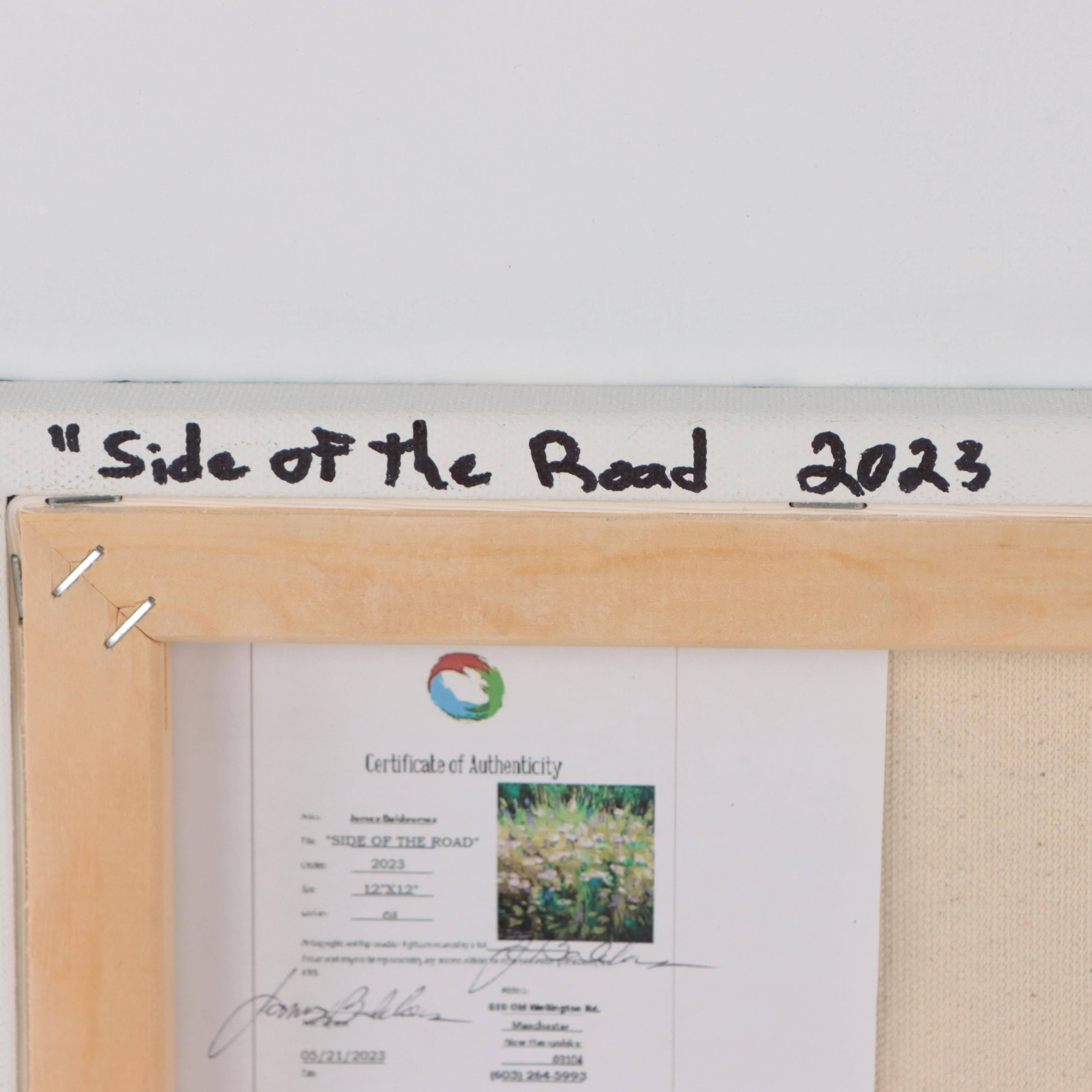 James Baldoumas Oil Painting "Side of the Road," 2023