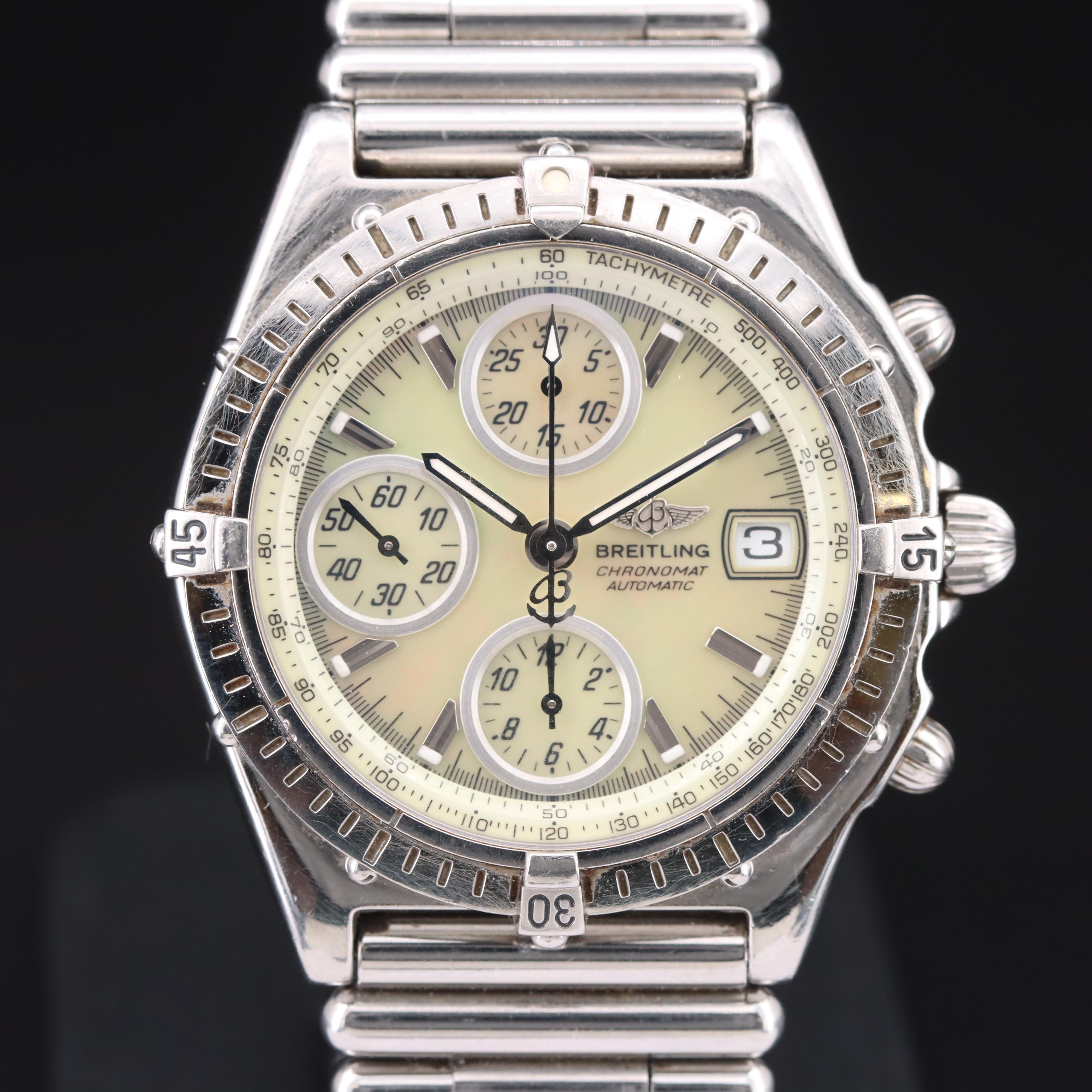 Breitling Chronomat Stainless Steel Chronometer Watch