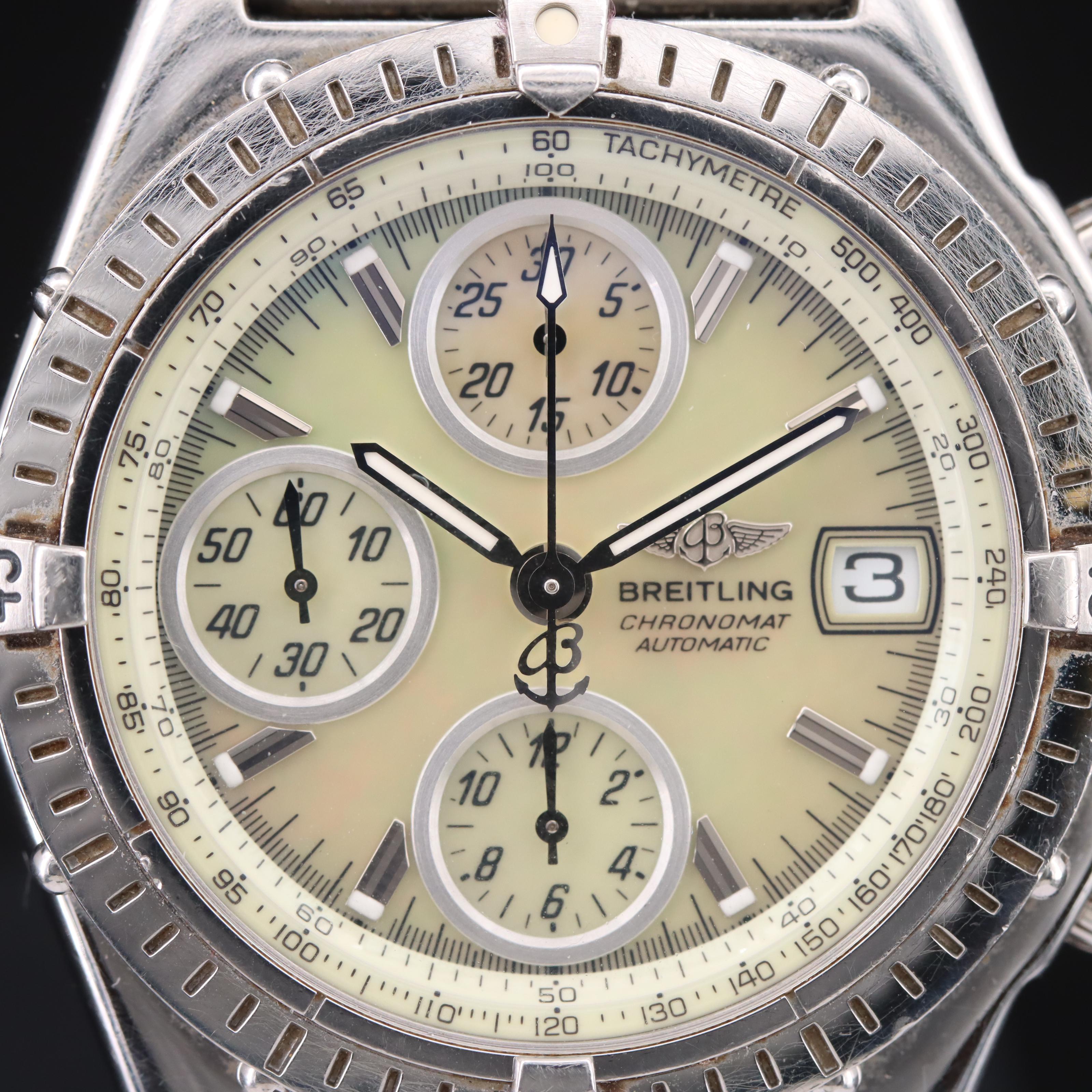 Breitling Chronomat Stainless Steel Chronometer Watch