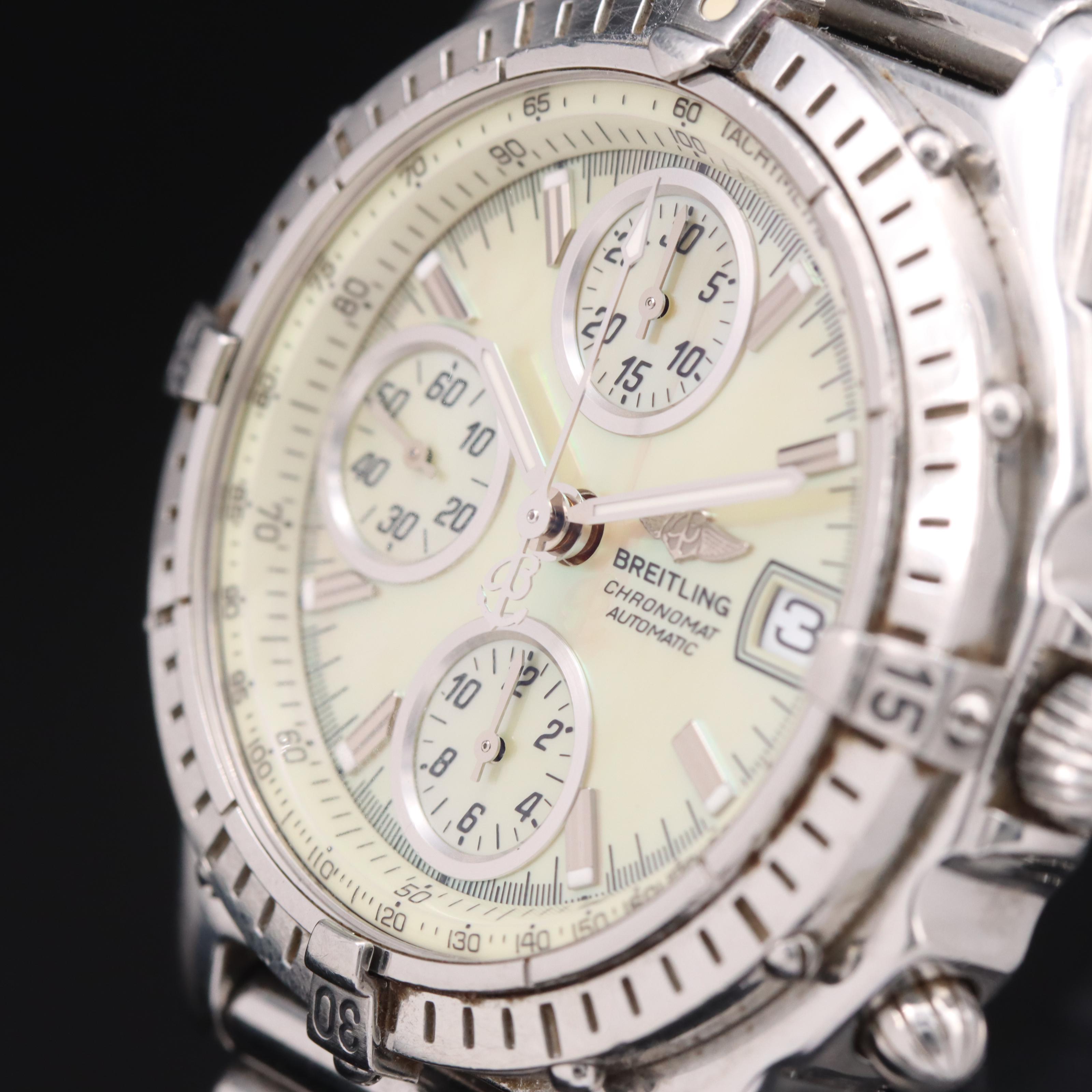 Breitling Chronomat Stainless Steel Chronometer Watch