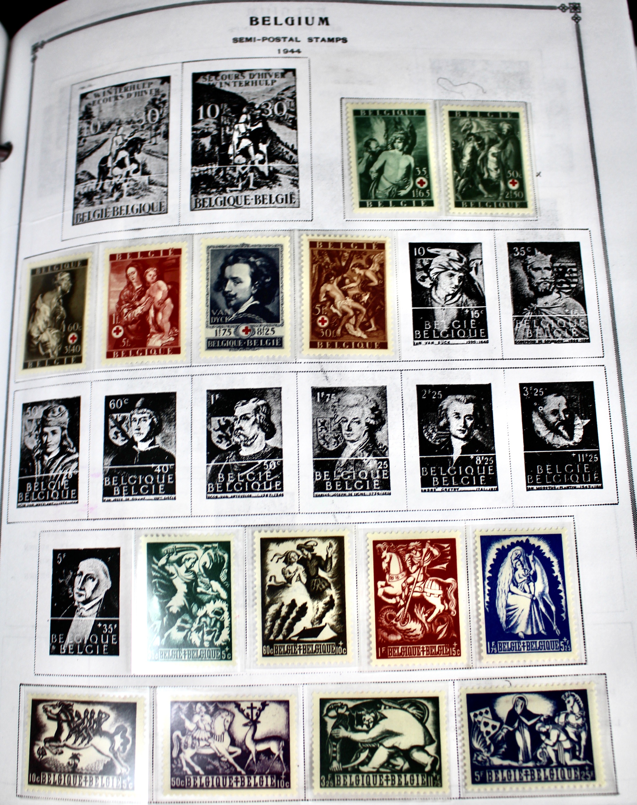 Scott's International Postage Stamp Album 1840-1949, Abyssinia through France