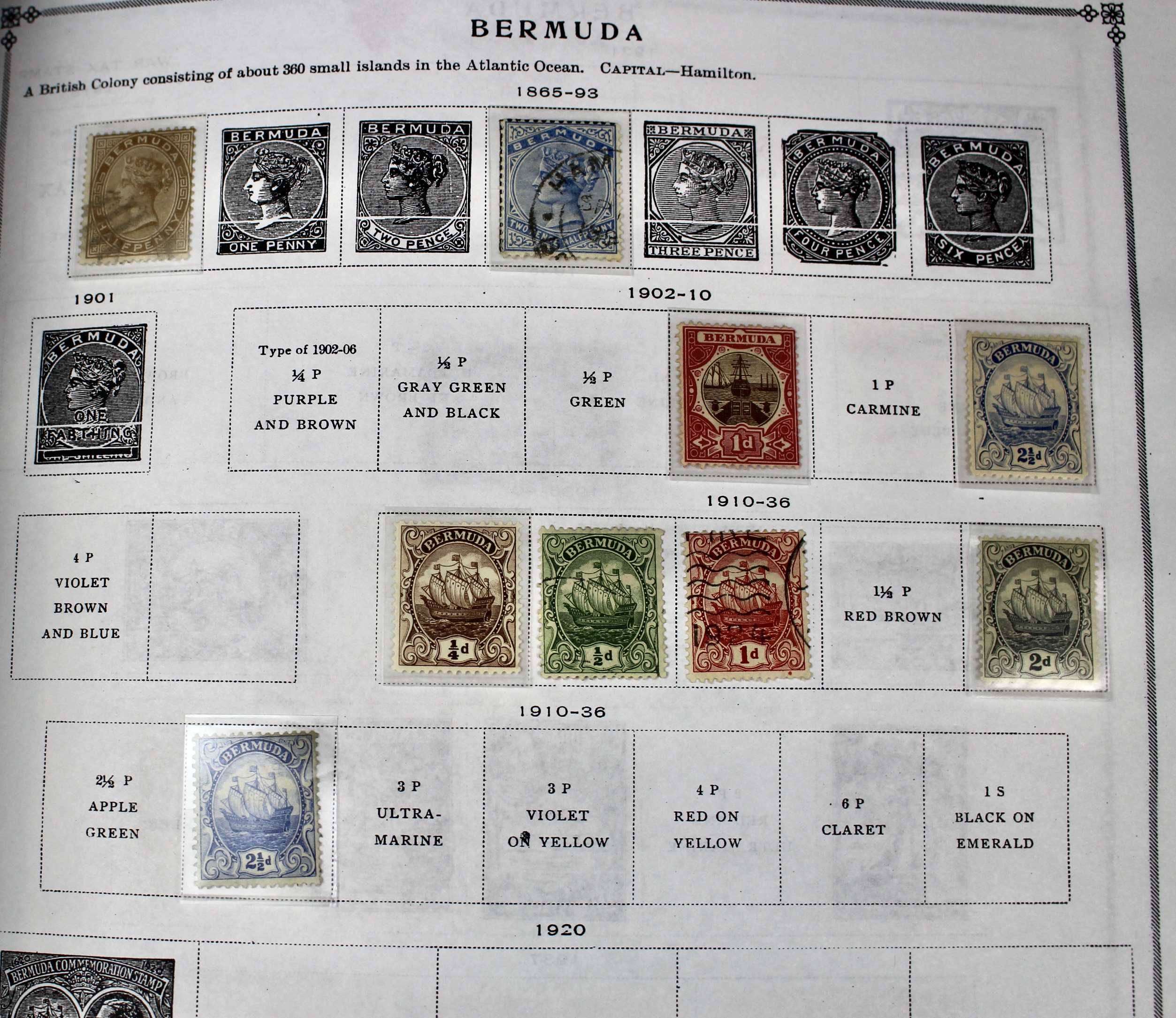 Scott's International Postage Stamp Album 1840-1949, Abyssinia through France