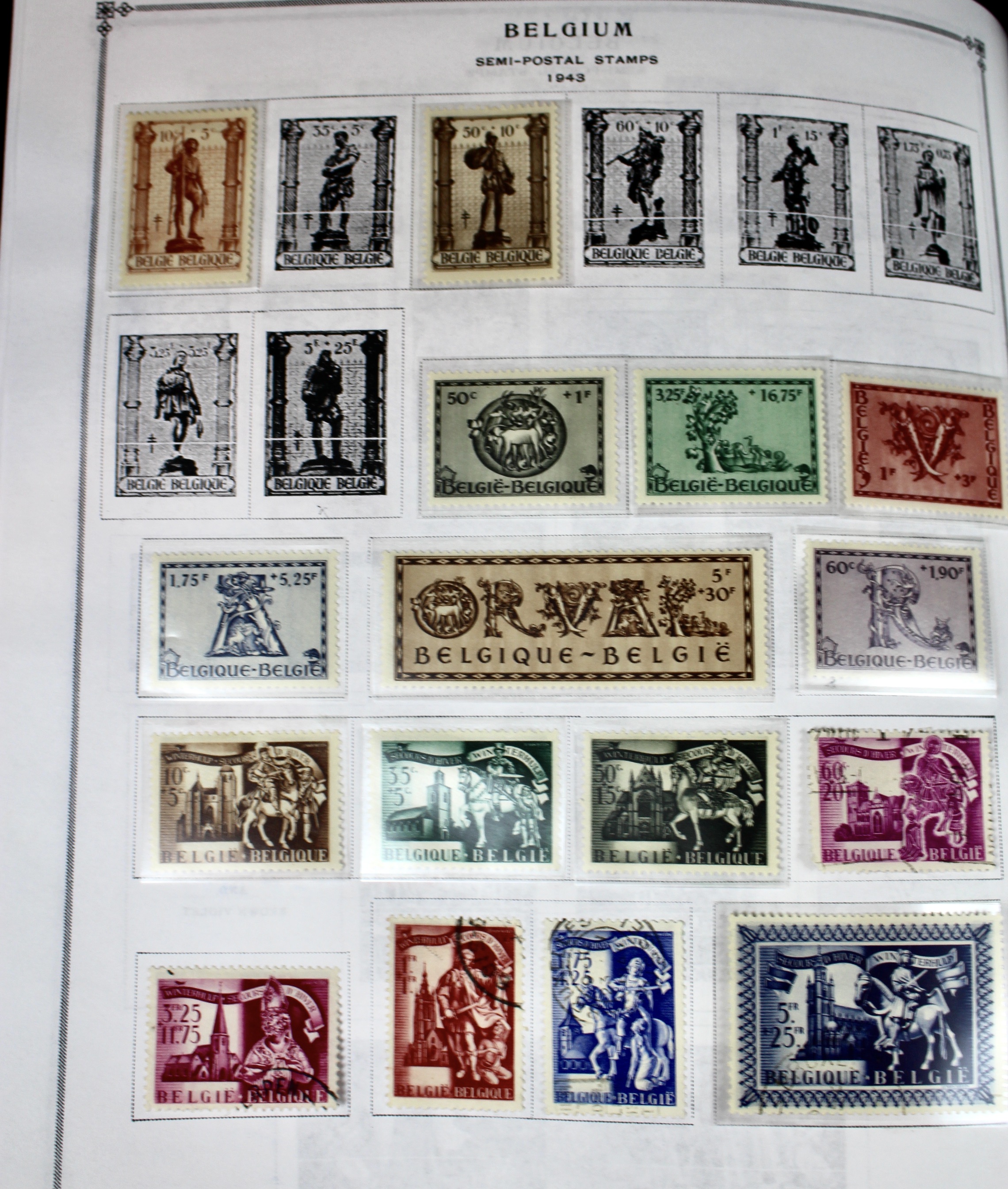 Scott's International Postage Stamp Album 1840-1949, Abyssinia through France