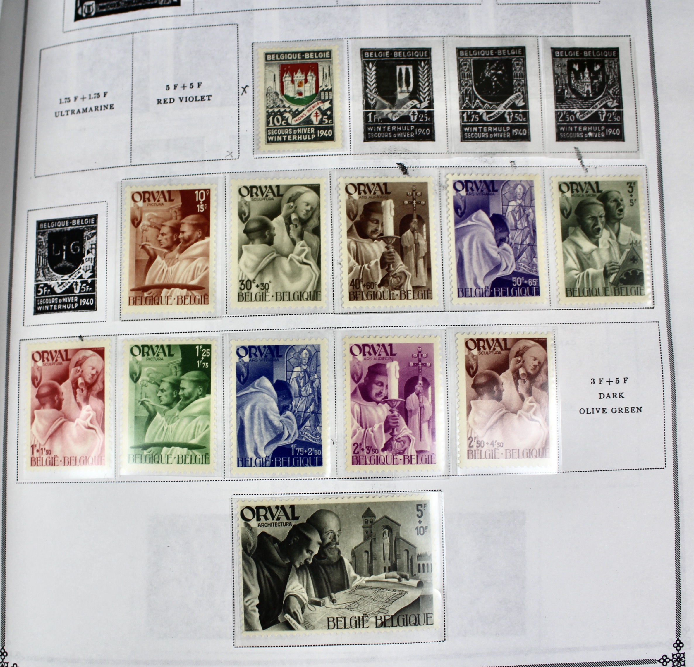 Scott's International Postage Stamp Album 1840-1949, Abyssinia through France