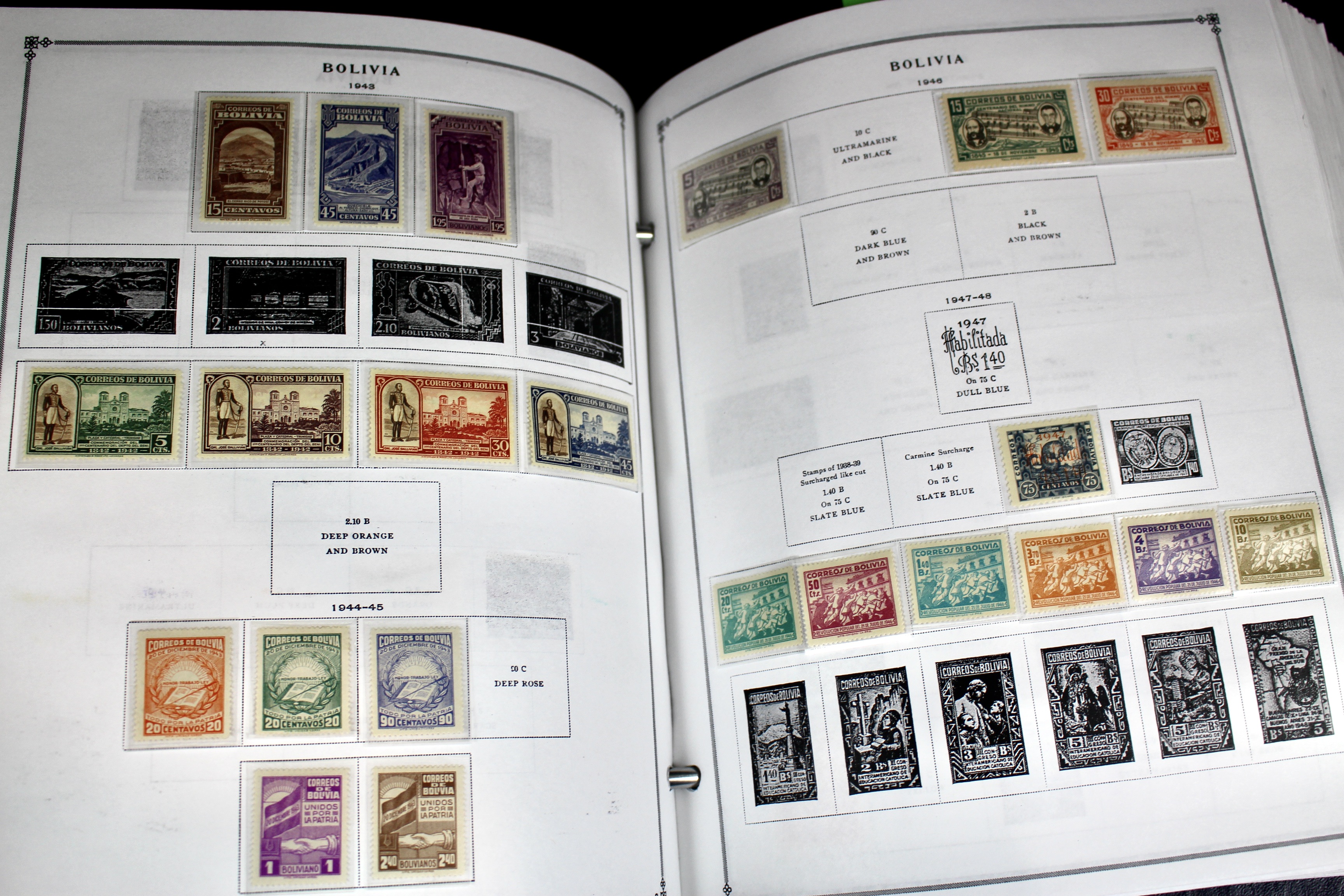Scott's International Postage Stamp Album 1840-1949, Abyssinia through France