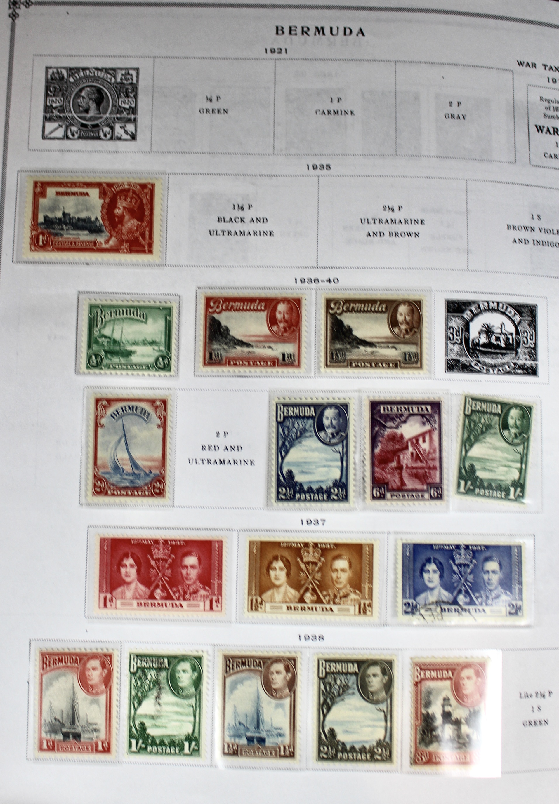 Scott's International Postage Stamp Album 1840-1949, Abyssinia through France