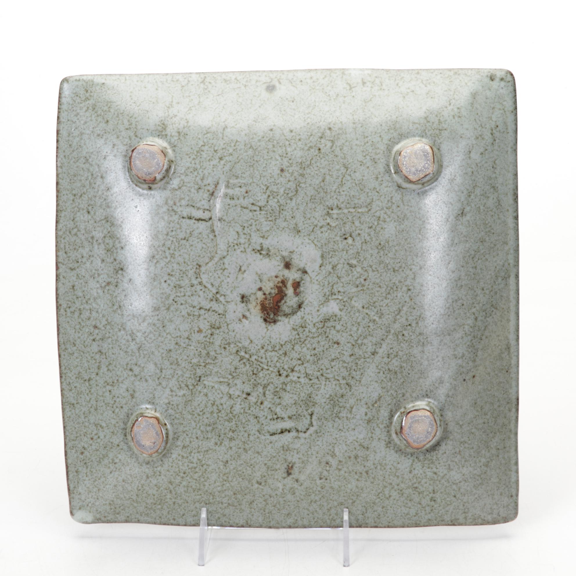 Art Pottery Platter and Plates