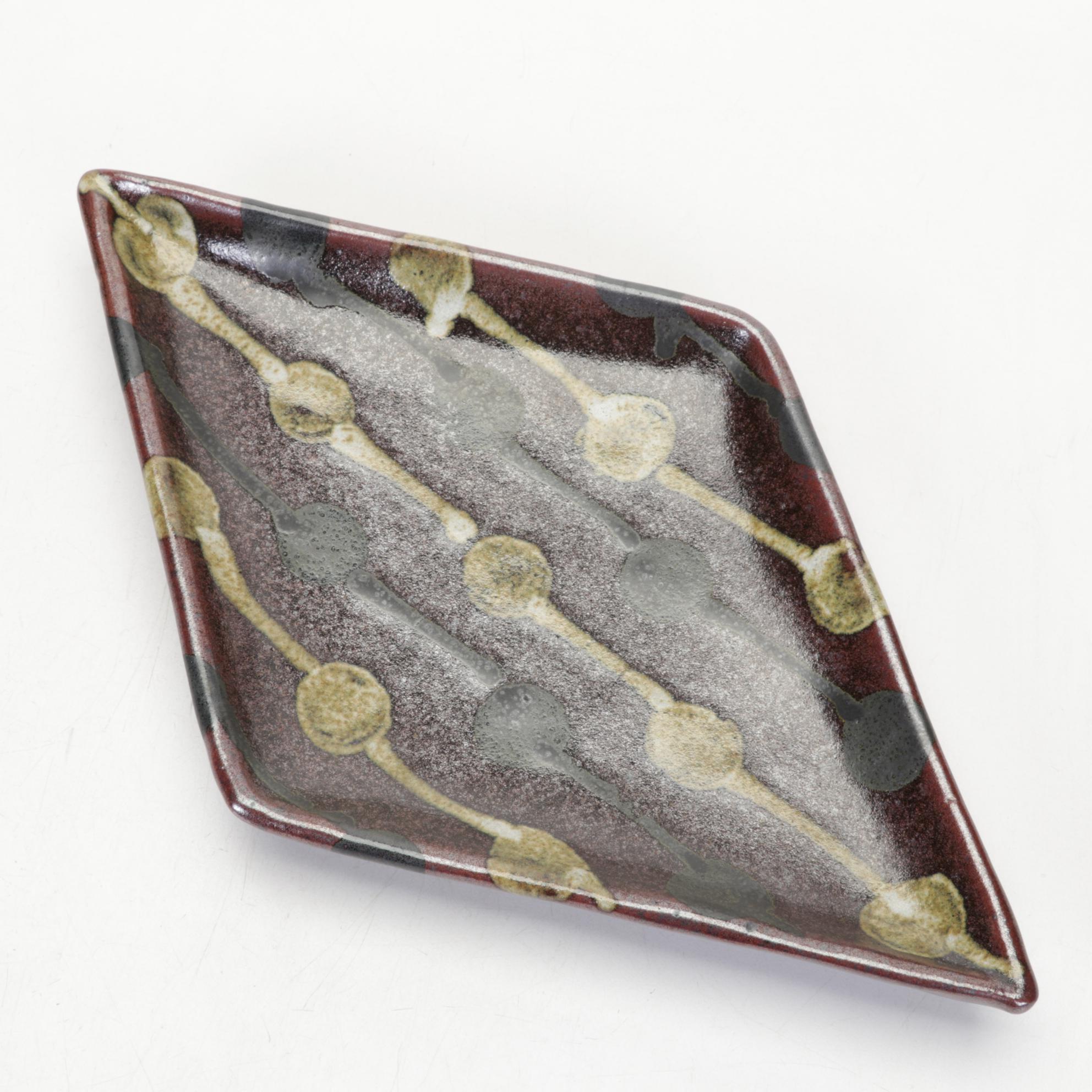 Art Pottery Platter and Plates