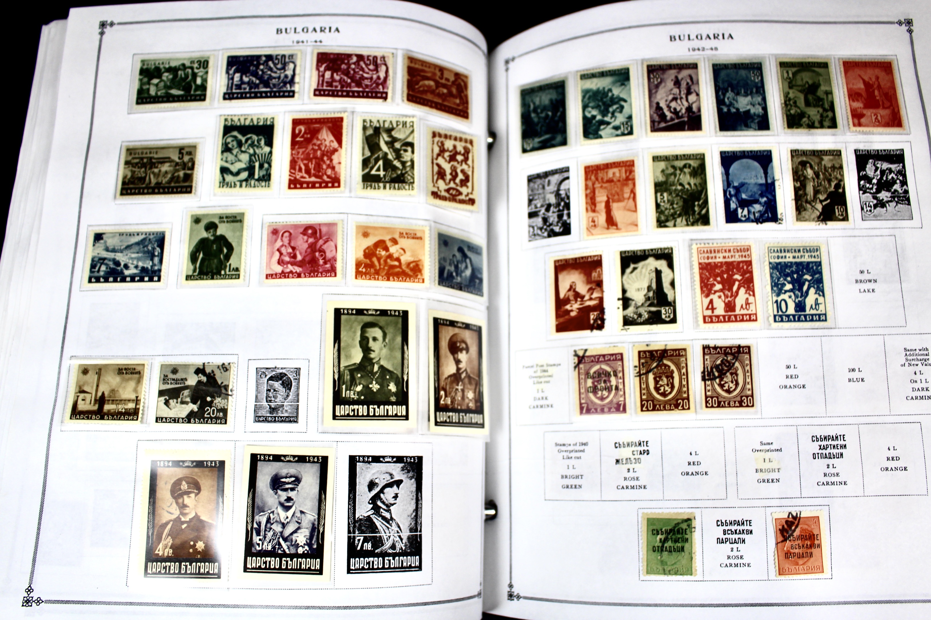 Scott's International Postage Stamp Album 1840-1949, Abyssinia through France