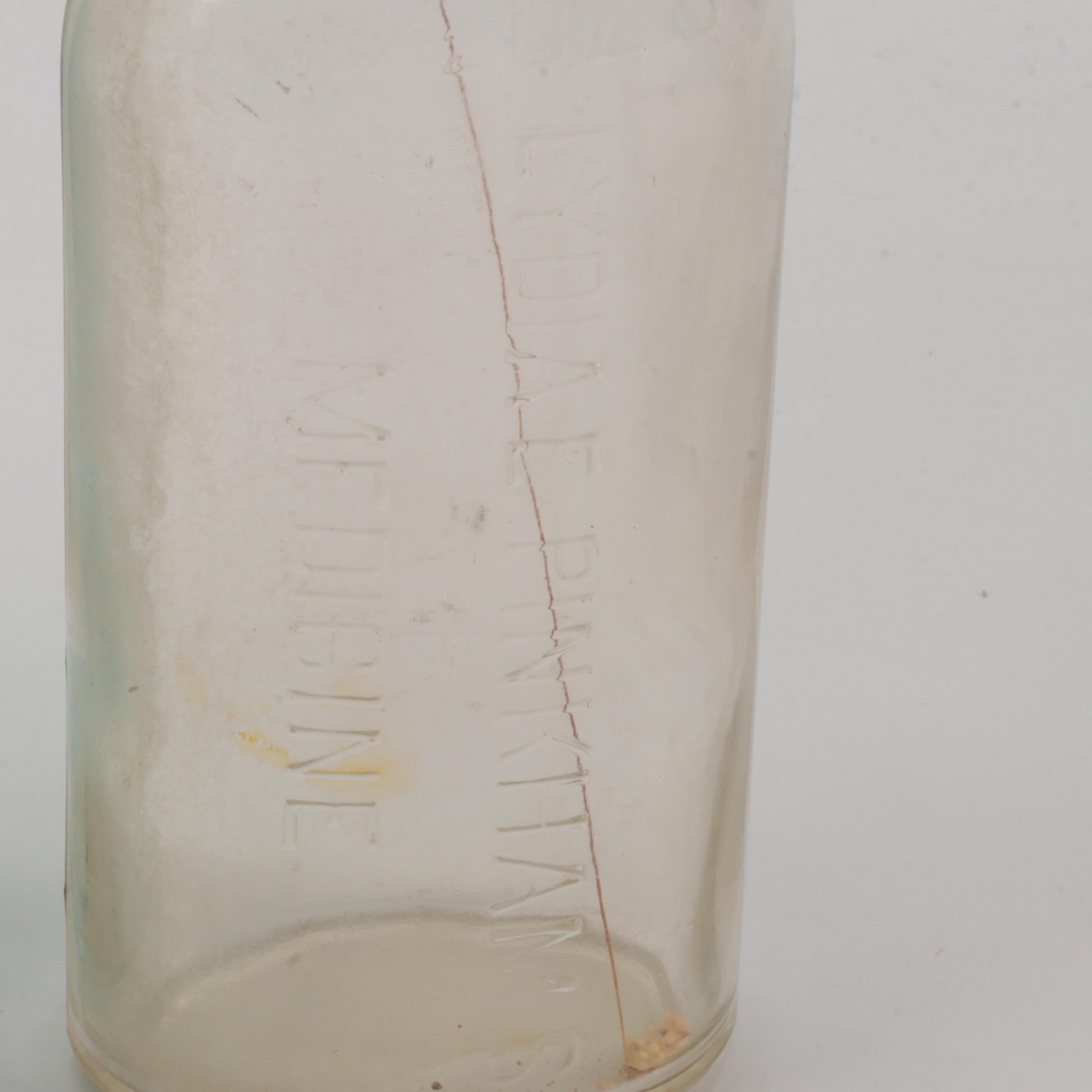 Lydia E. Pinkham Medicine Bottle, Salt Glazed Stoneware Jugs, and More