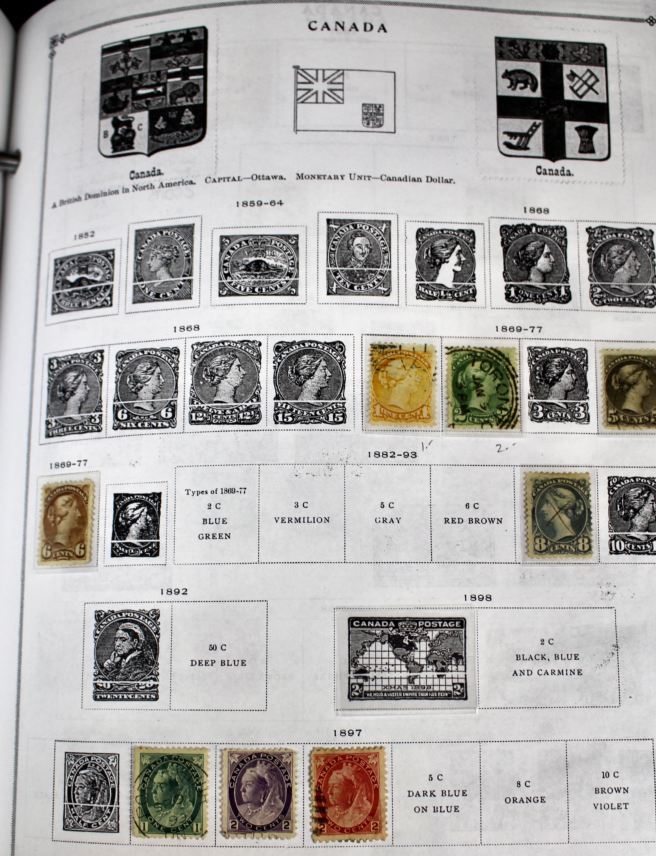 Scott's International Postage Stamp Album 1840-1949, Abyssinia through France