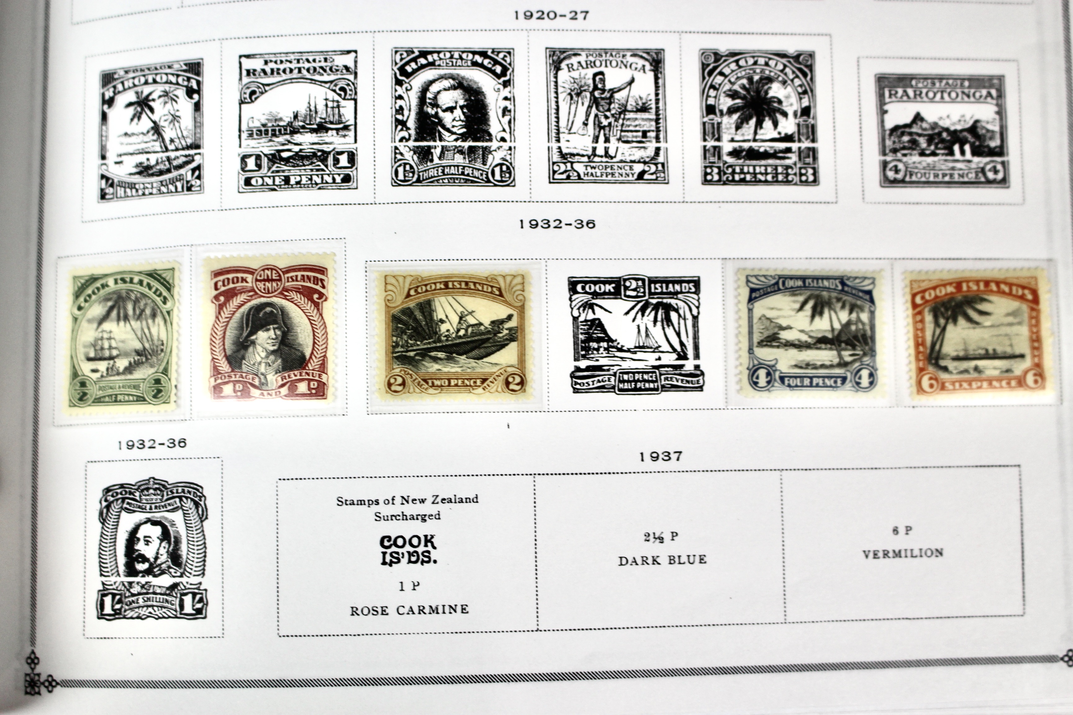 Scott's International Postage Stamp Album 1840-1949, Abyssinia through France