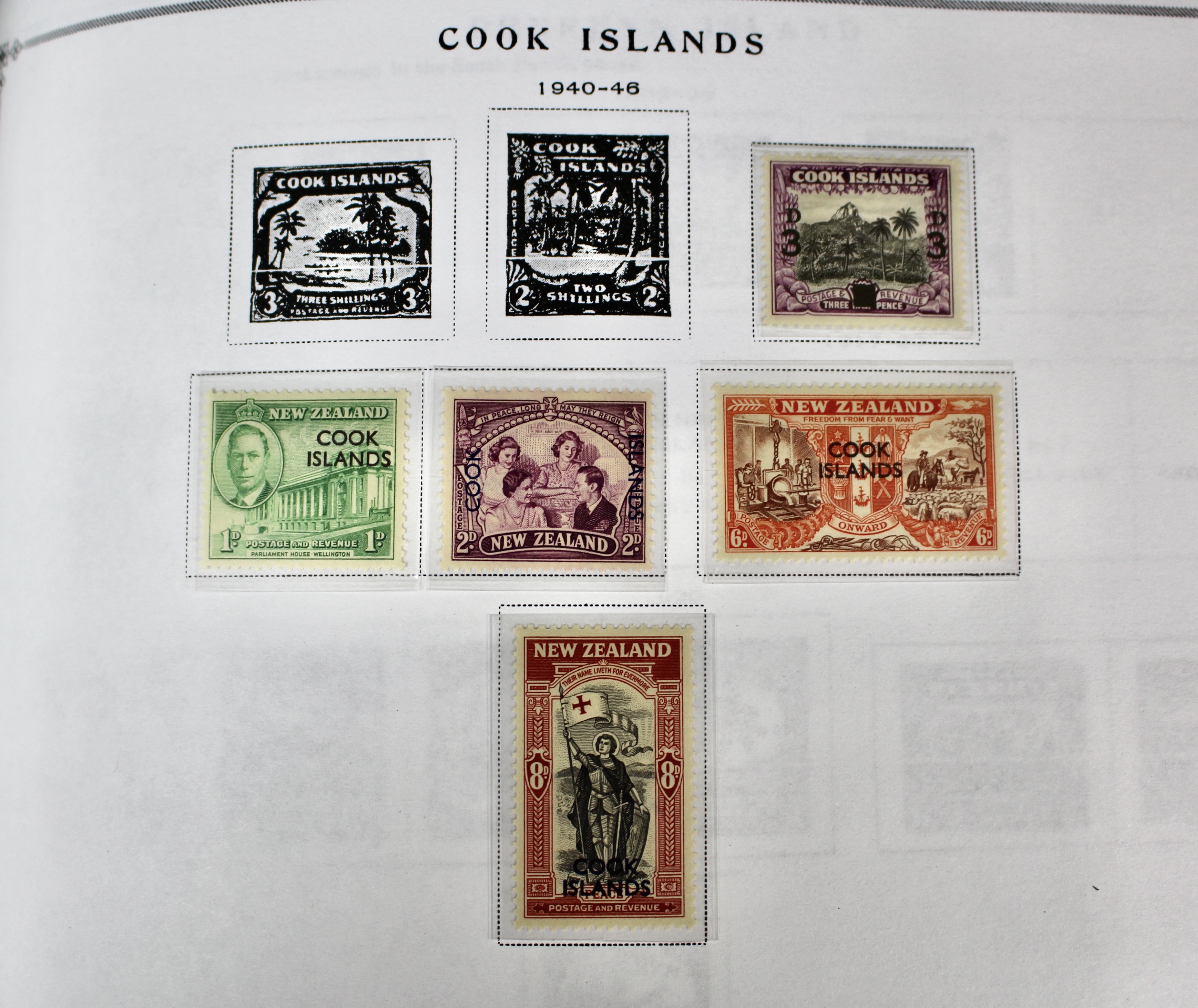 Scott's International Postage Stamp Album 1840-1949, Abyssinia through France