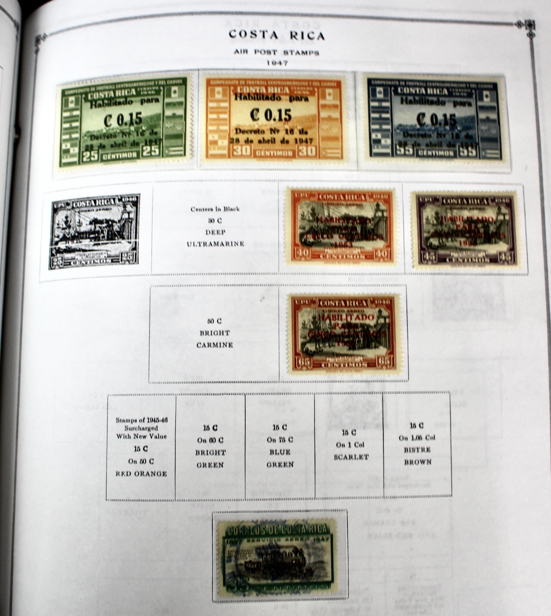 Scott's International Postage Stamp Album 1840-1949, Abyssinia through France