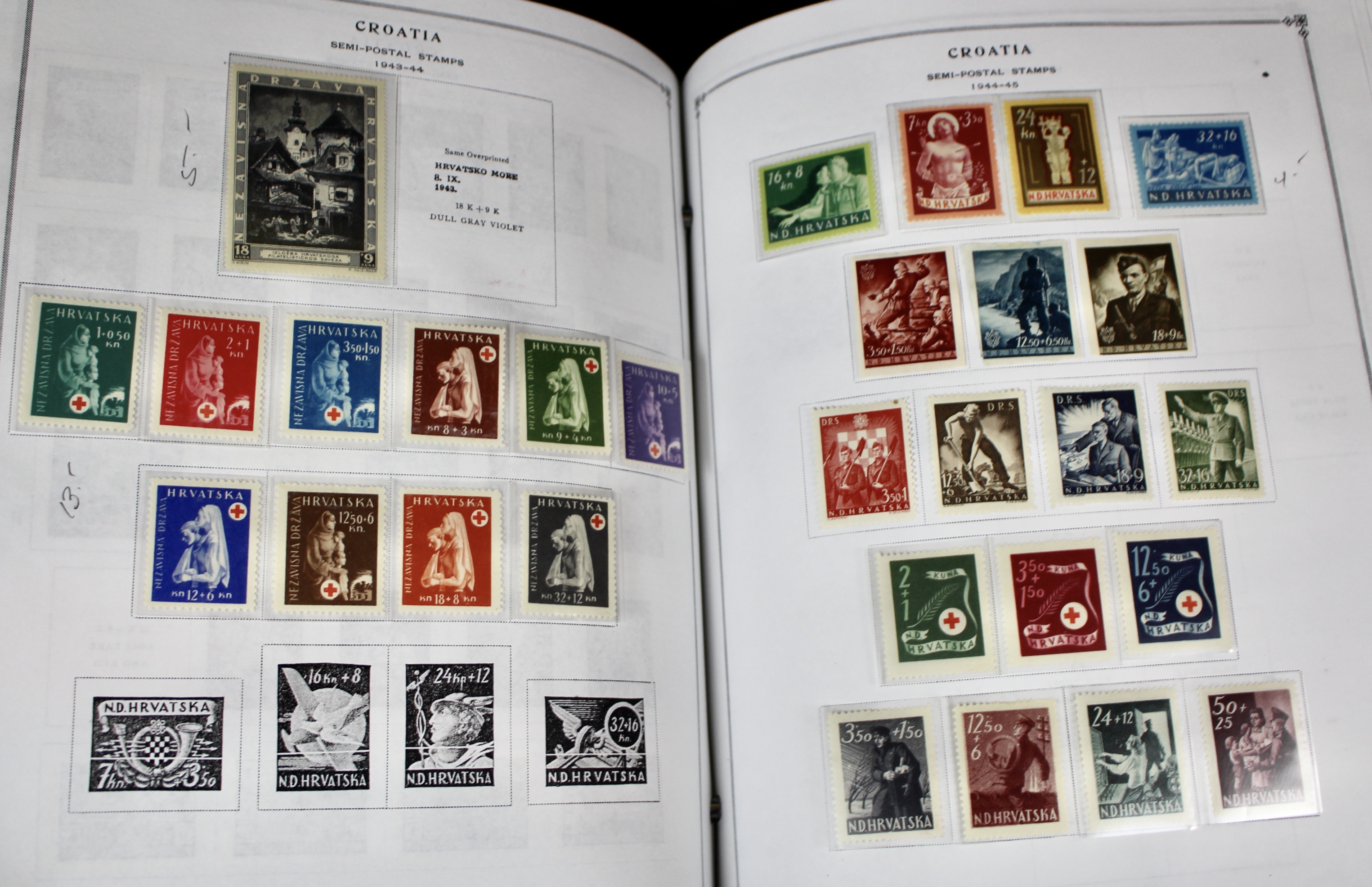 Scott's International Postage Stamp Album 1840-1949, Abyssinia through France