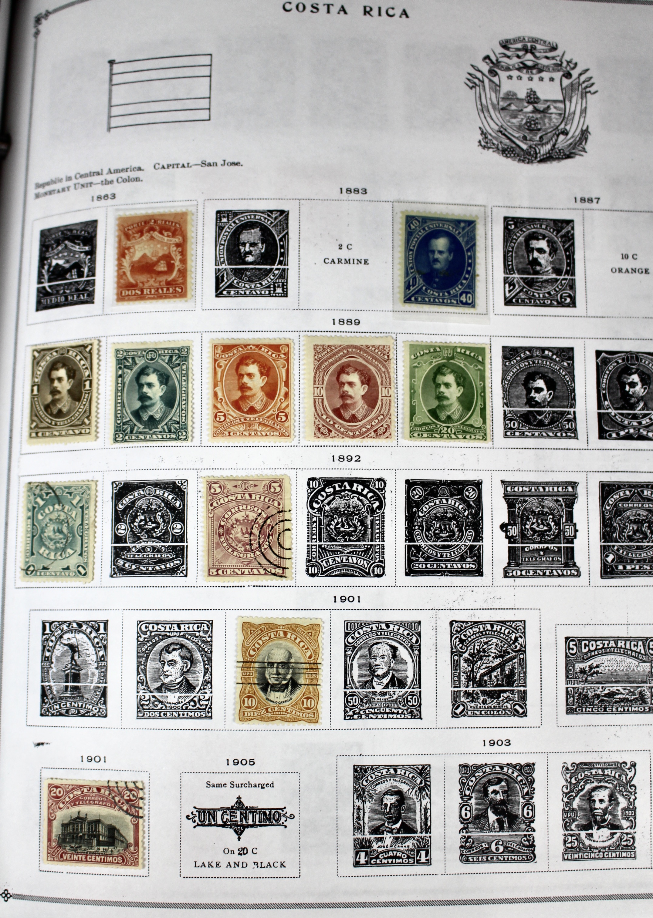 Scott's International Postage Stamp Album 1840-1949, Abyssinia through France