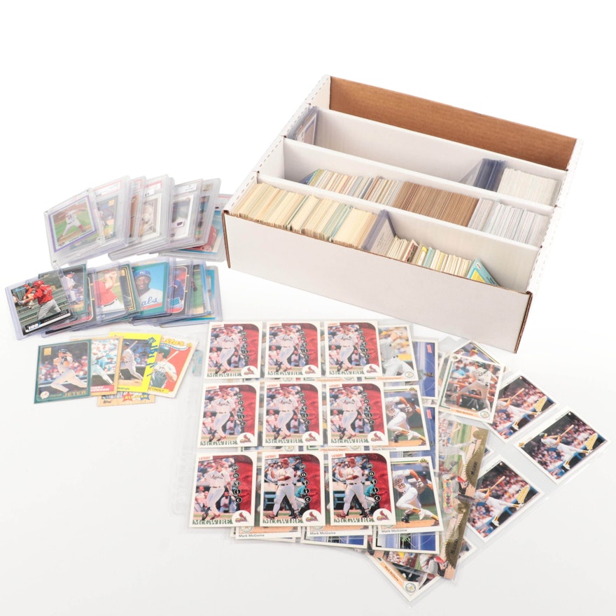 Ken Griffey Jr. Graded Rookie Card and More Baseball Cards, 1980s–2010s