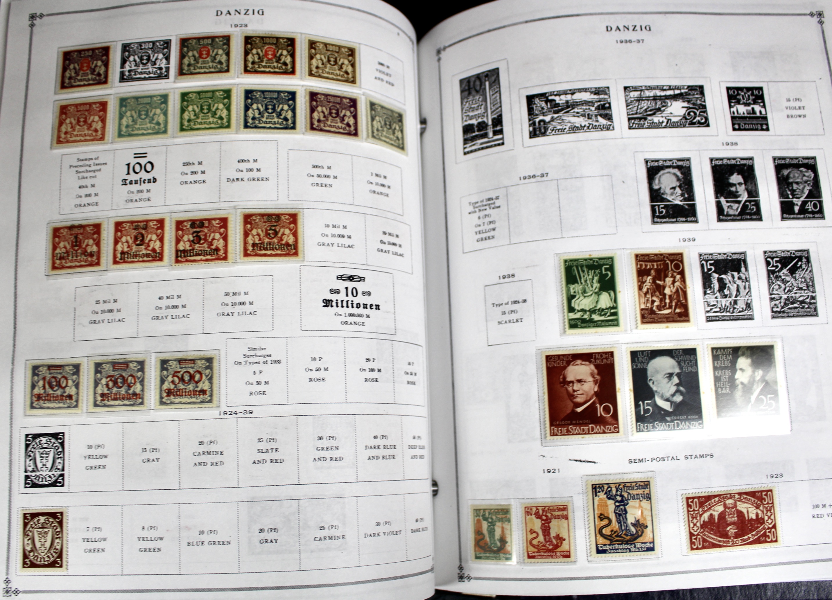 Scott's International Postage Stamp Album 1840-1949, Abyssinia through France