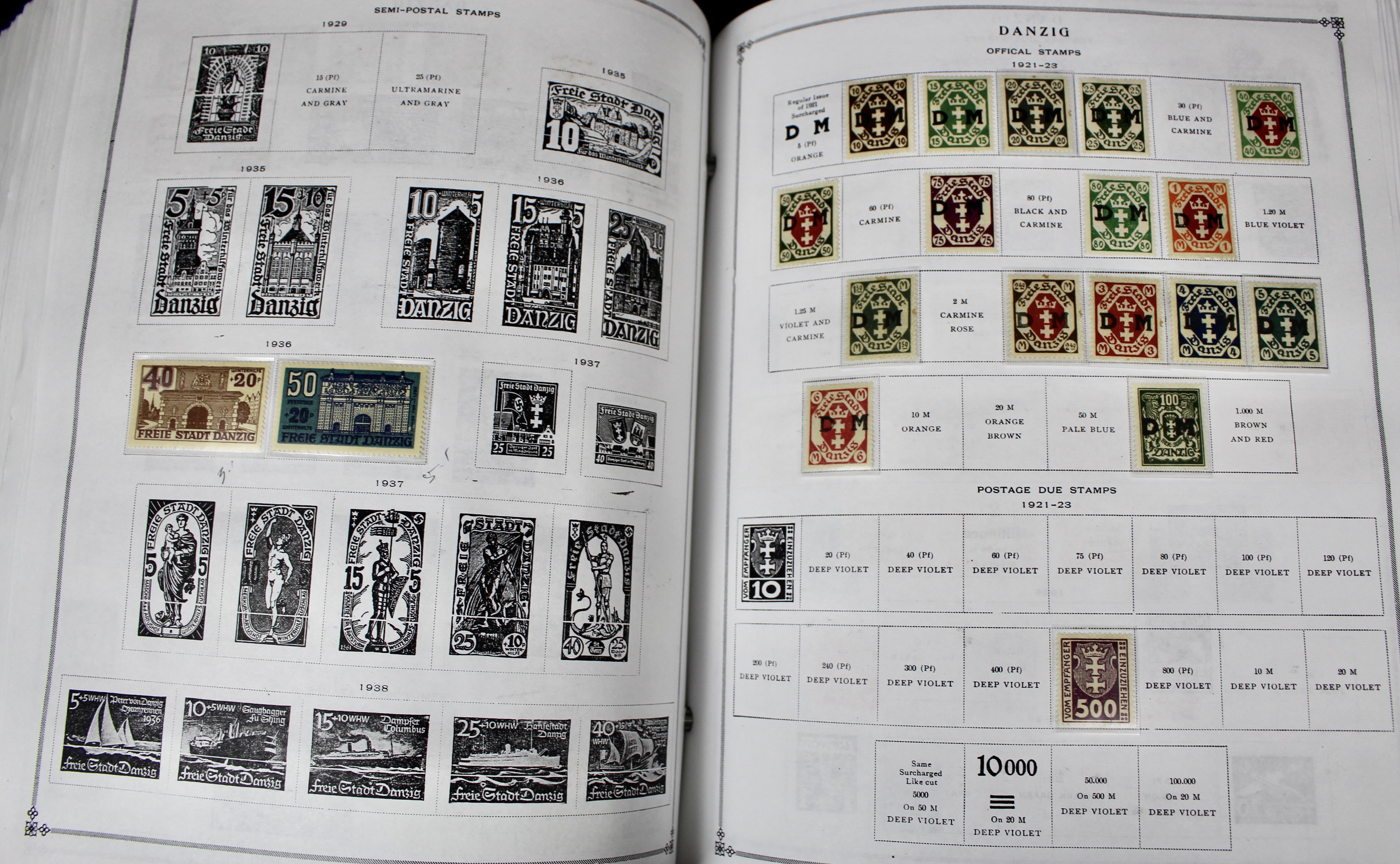 Scott's International Postage Stamp Album 1840-1949, Abyssinia through France