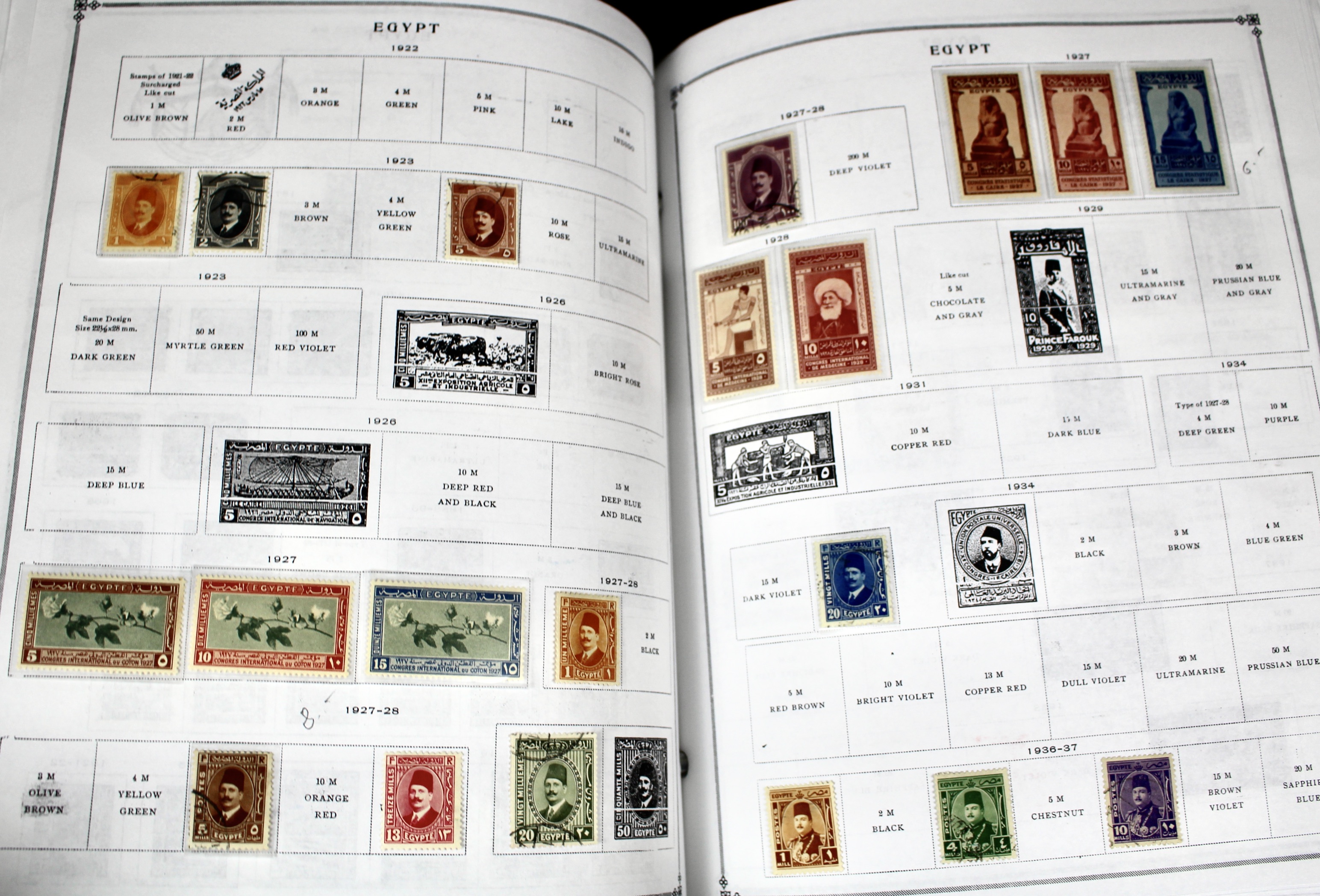 Scott's International Postage Stamp Album 1840-1949, Abyssinia through France
