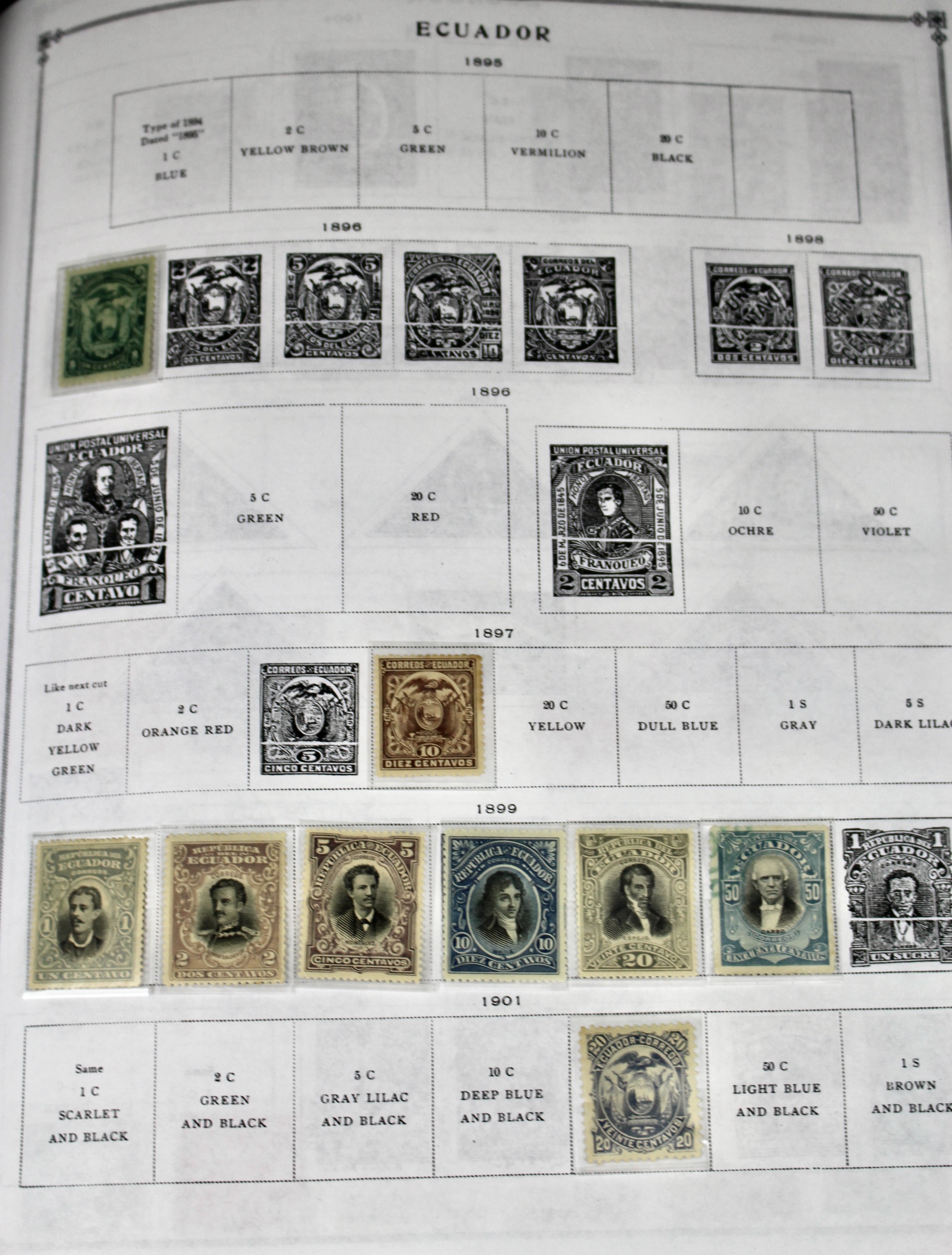 Scott's International Postage Stamp Album 1840-1949, Abyssinia through France