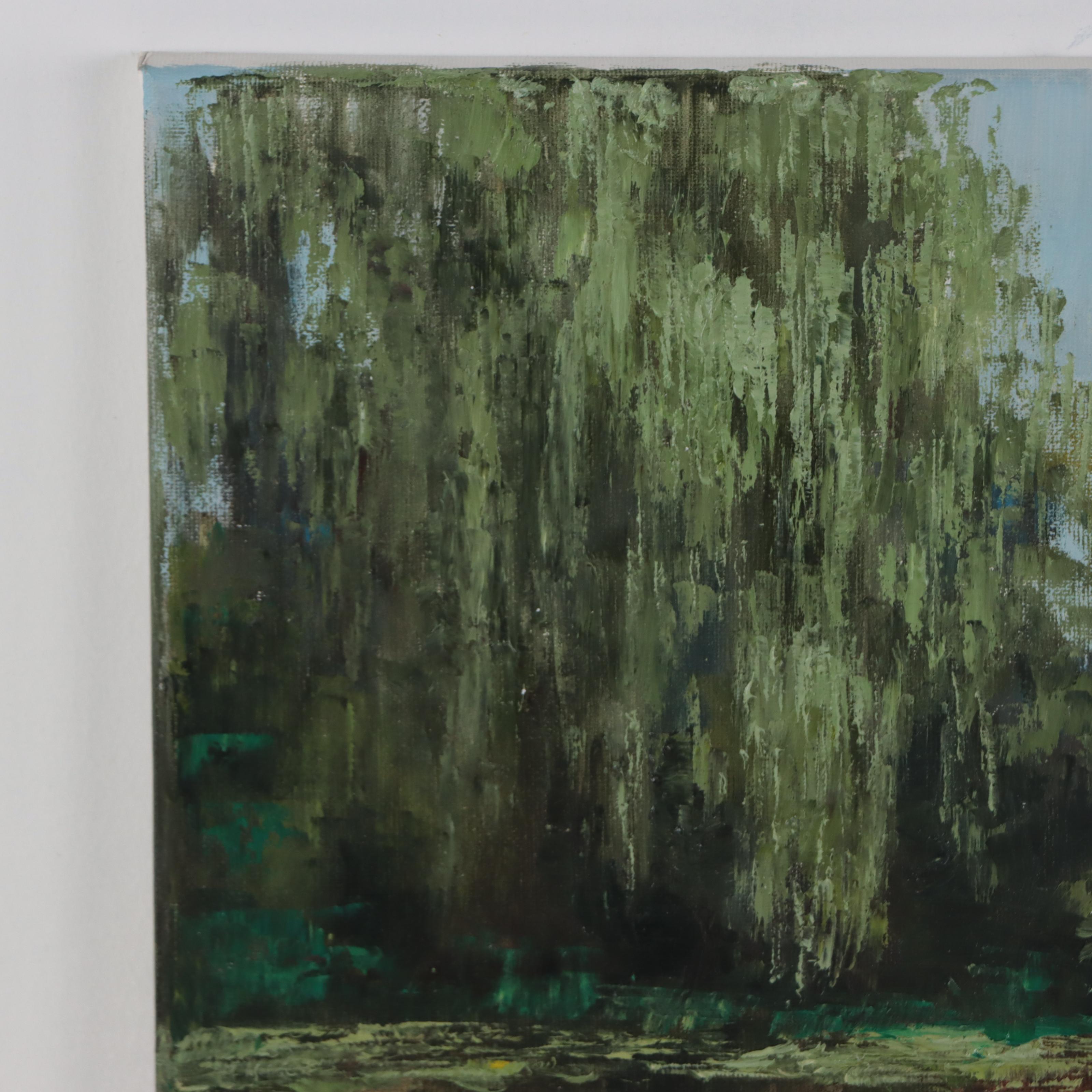 Garncarek Aleksander Oil Painting "Nad Stawem," 2022