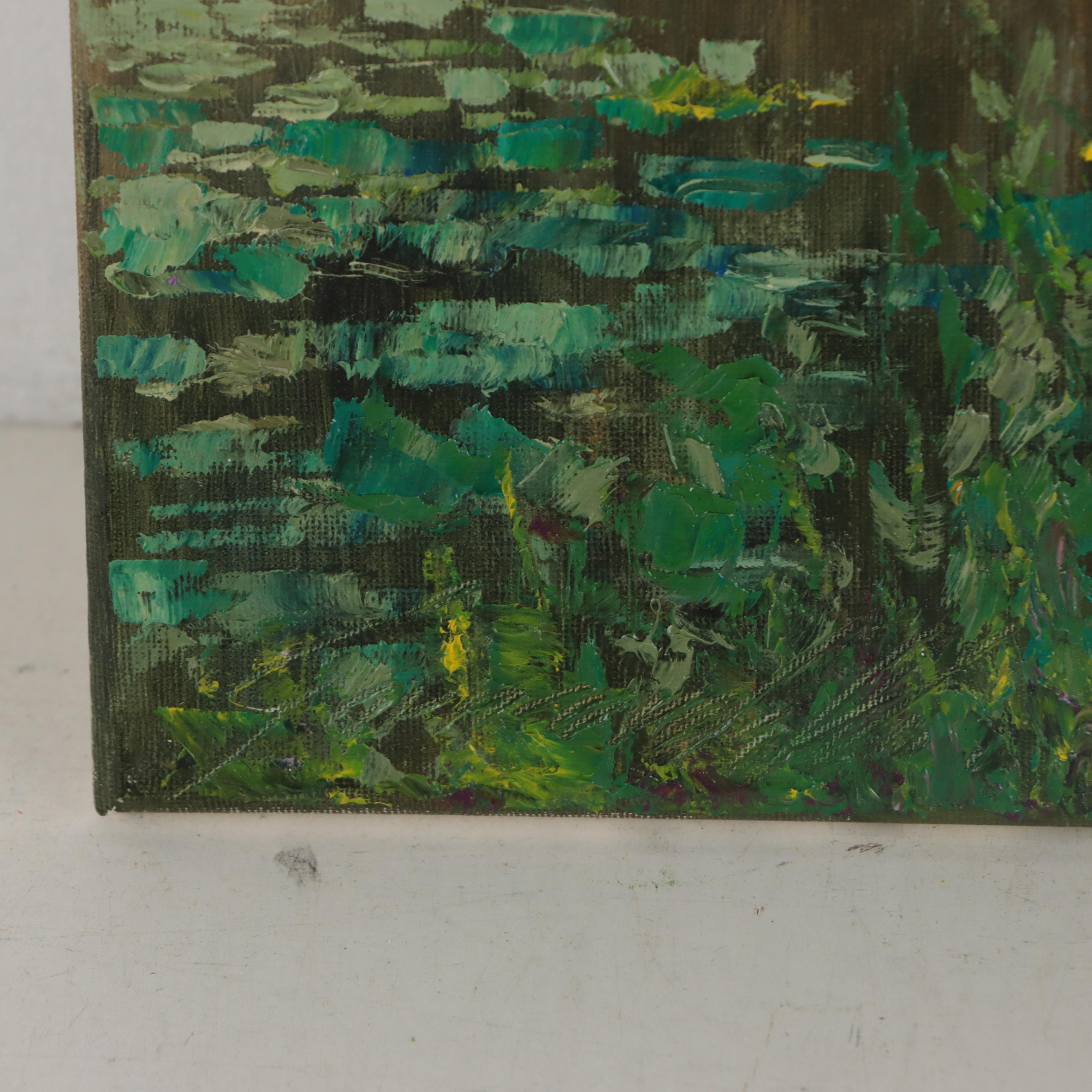 Garncarek Aleksander Oil Painting "Nad Stawem," 2022