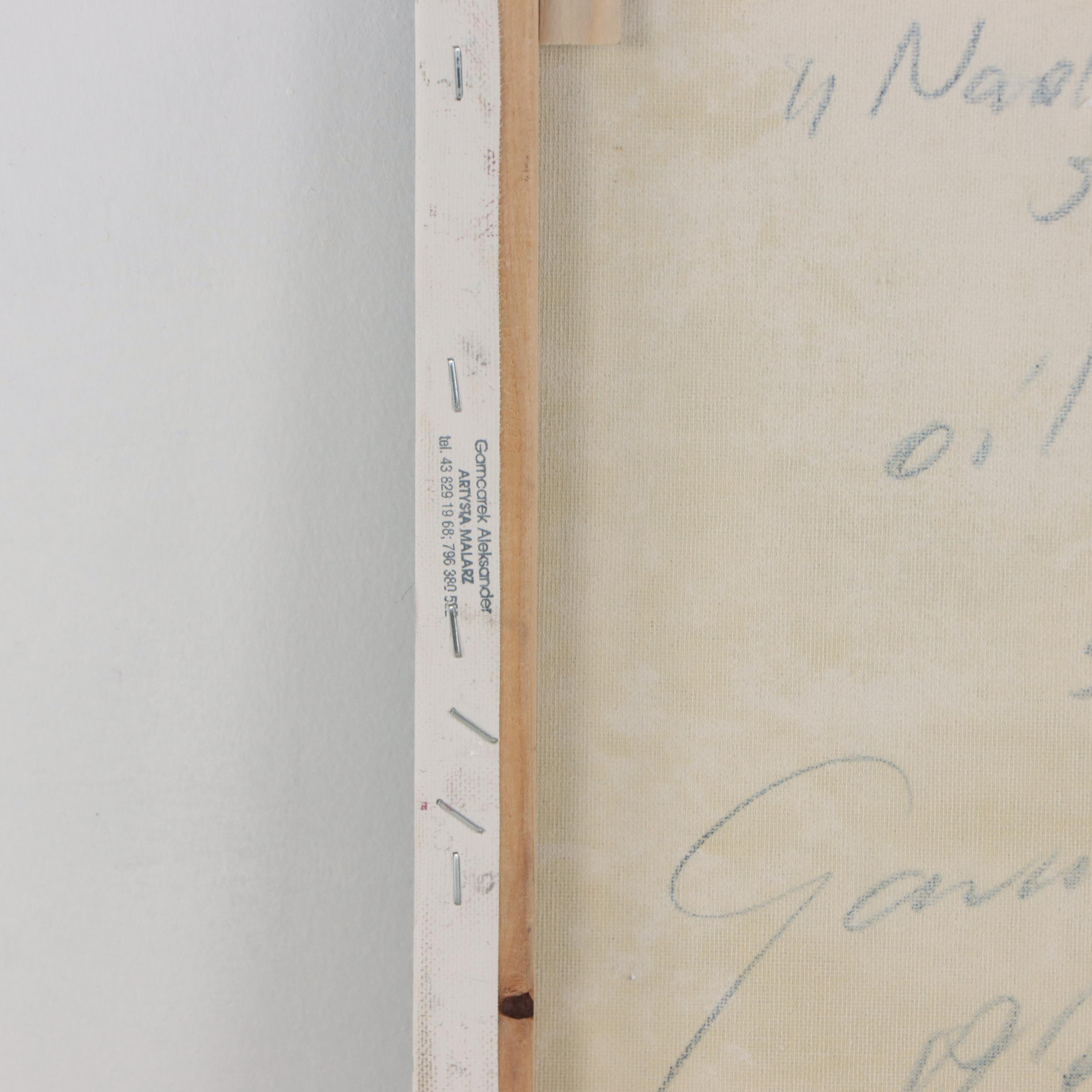 Garncarek Aleksander Oil Painting "Nad Stawem," 2022