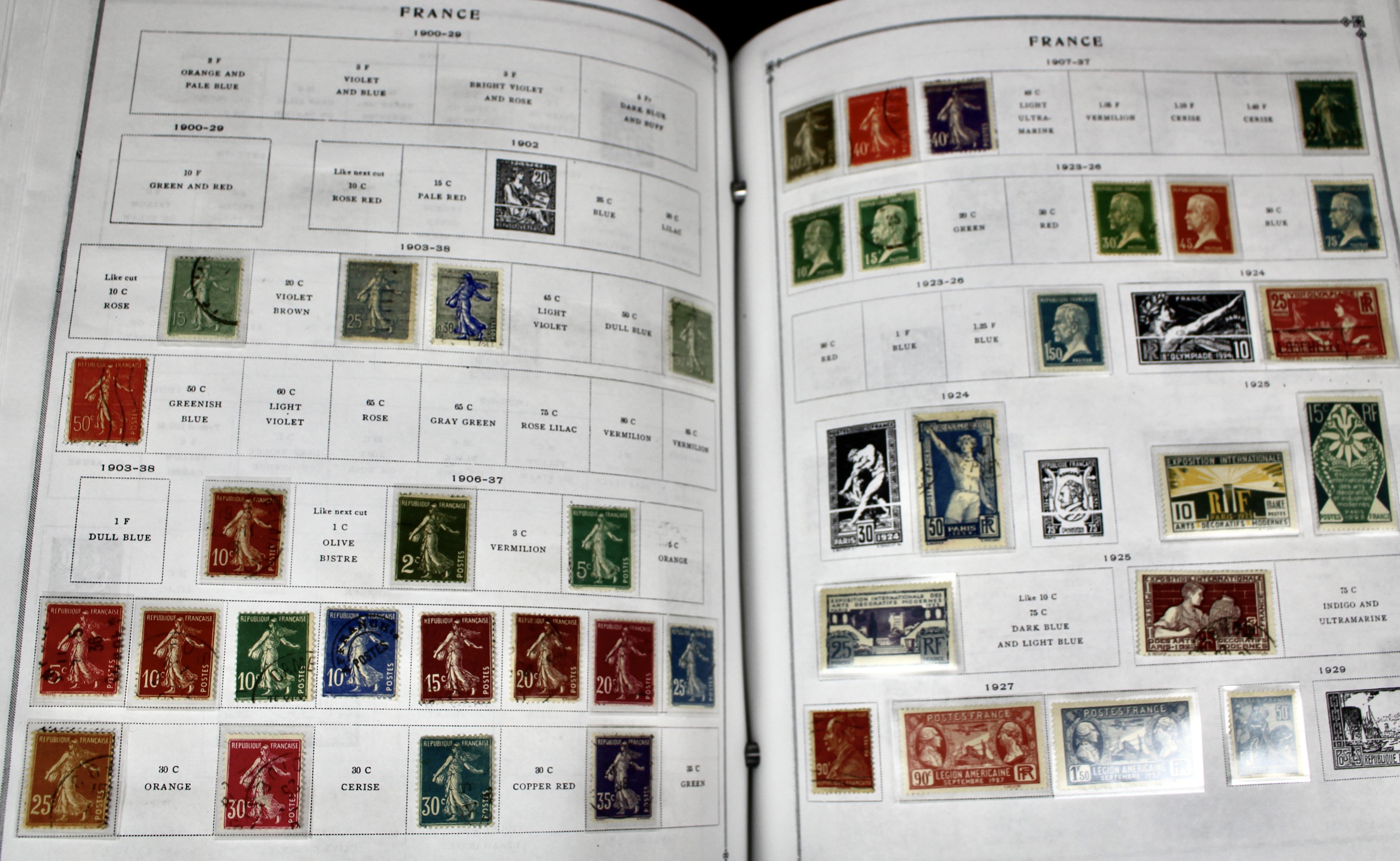 Scott's International Postage Stamp Album 1840-1949, Abyssinia through France