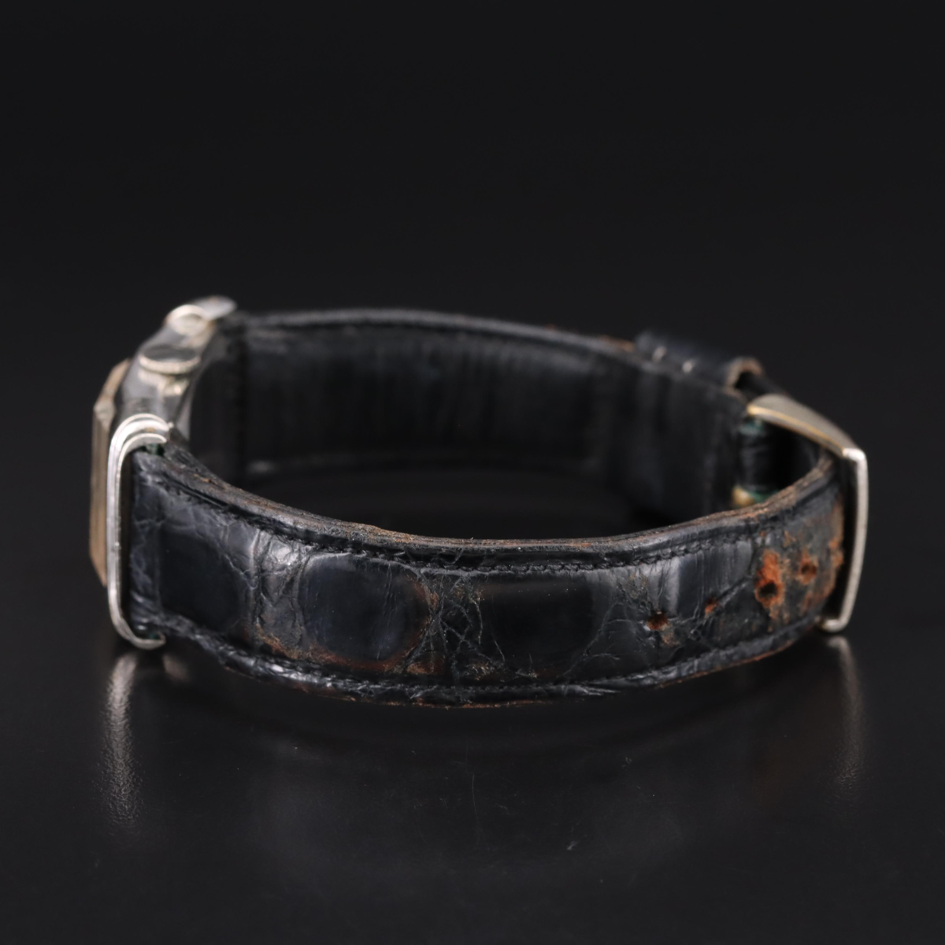 Vintage Hamilton 14K Diamond Dial Watch