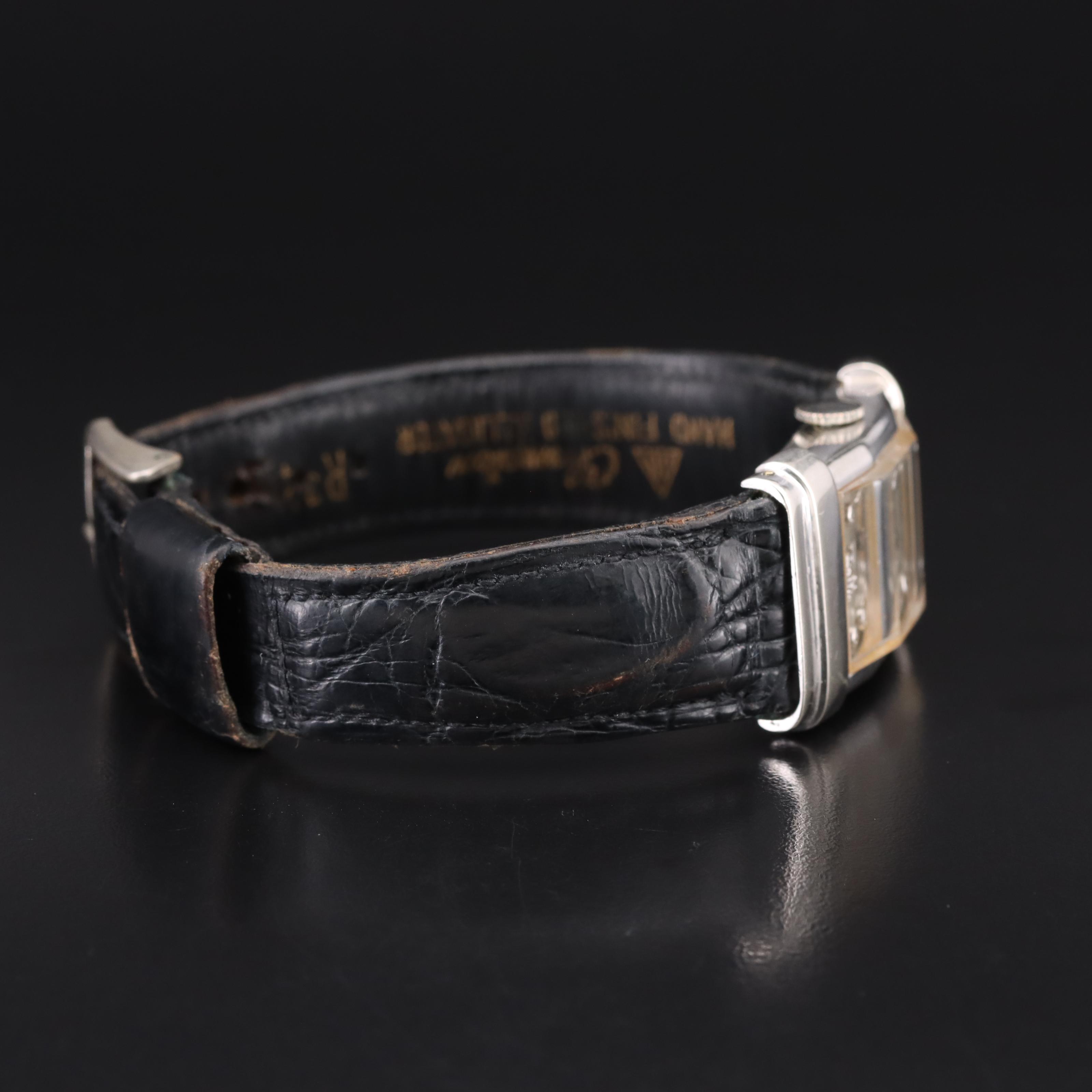 Vintage Hamilton 14K Diamond Dial Watch